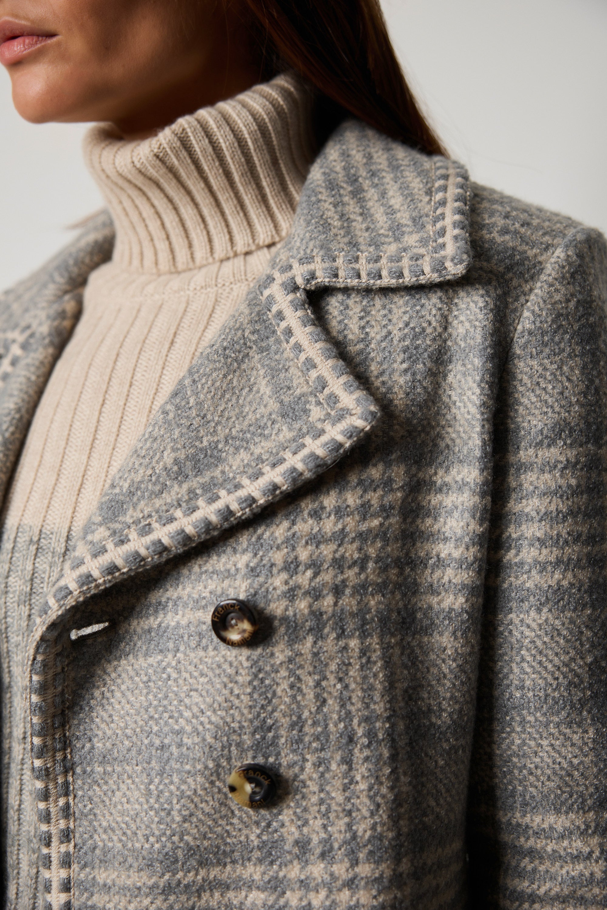 NEW YORK cashmere and silk bouclé jacket