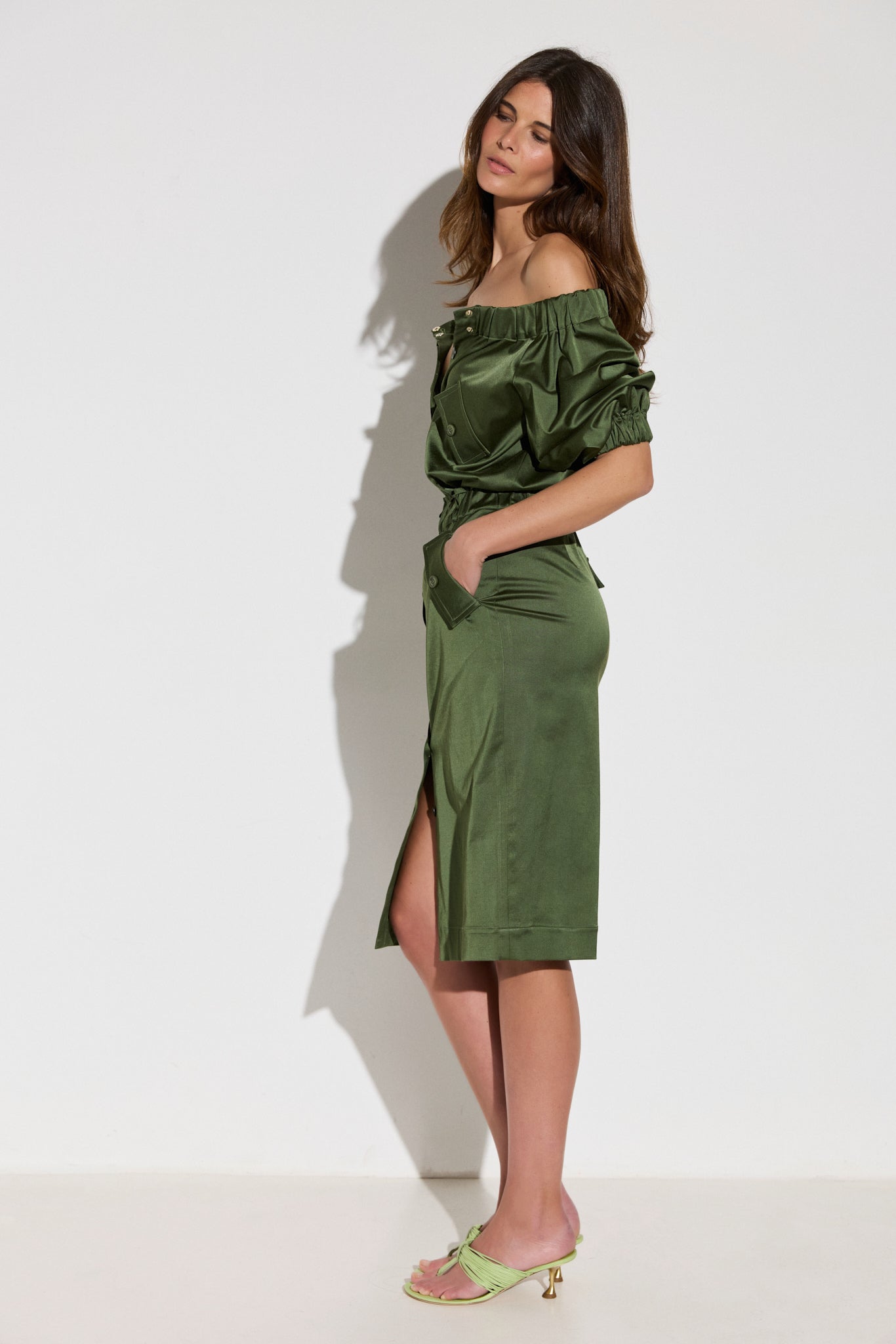 Robe midi MILITARE