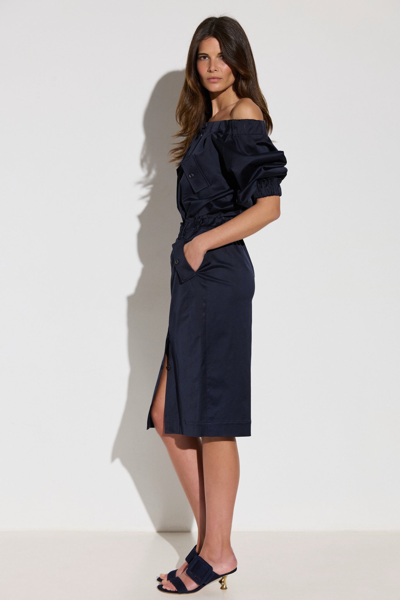 Robe midi MILITARE