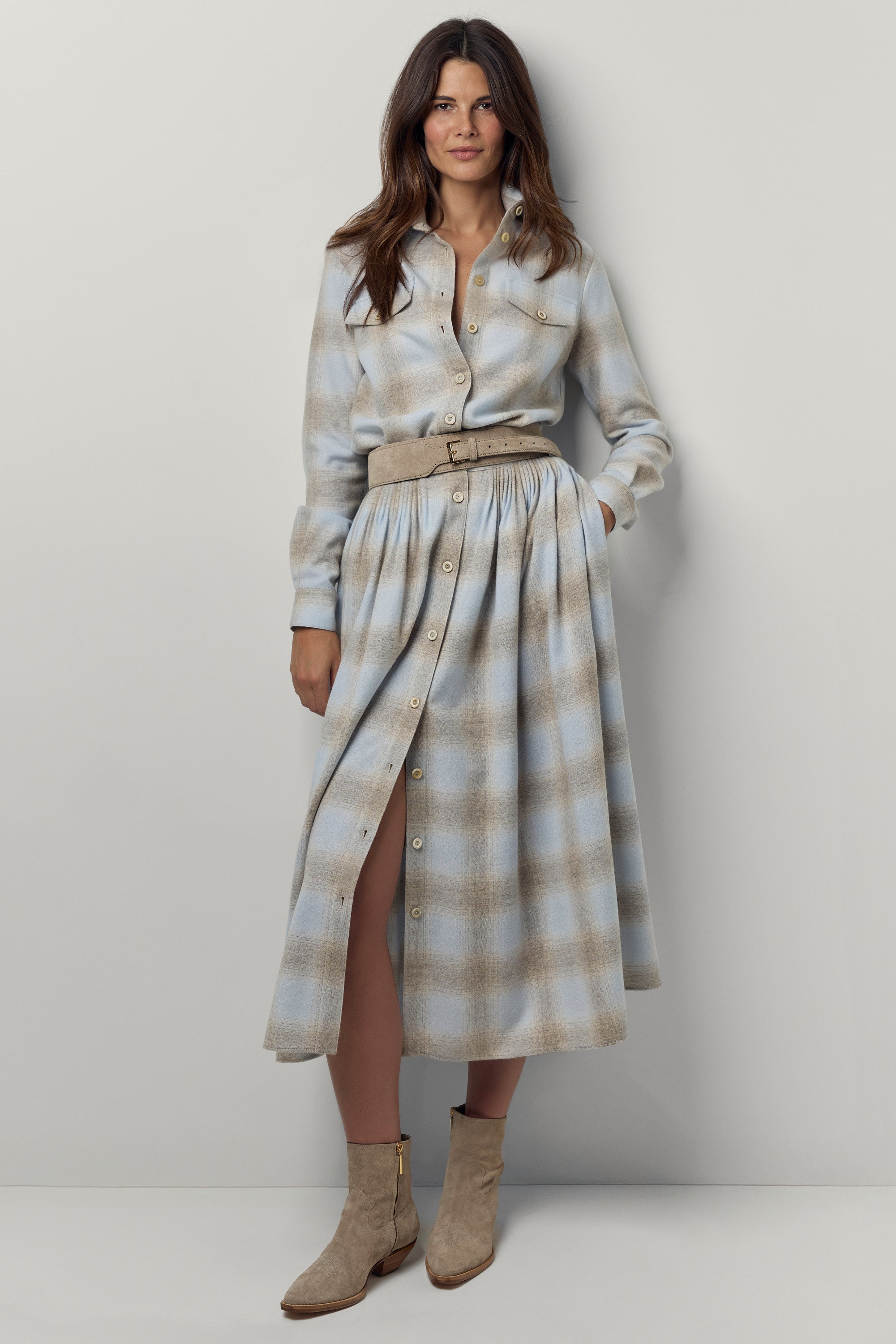 Cashmere Tartan Shirt