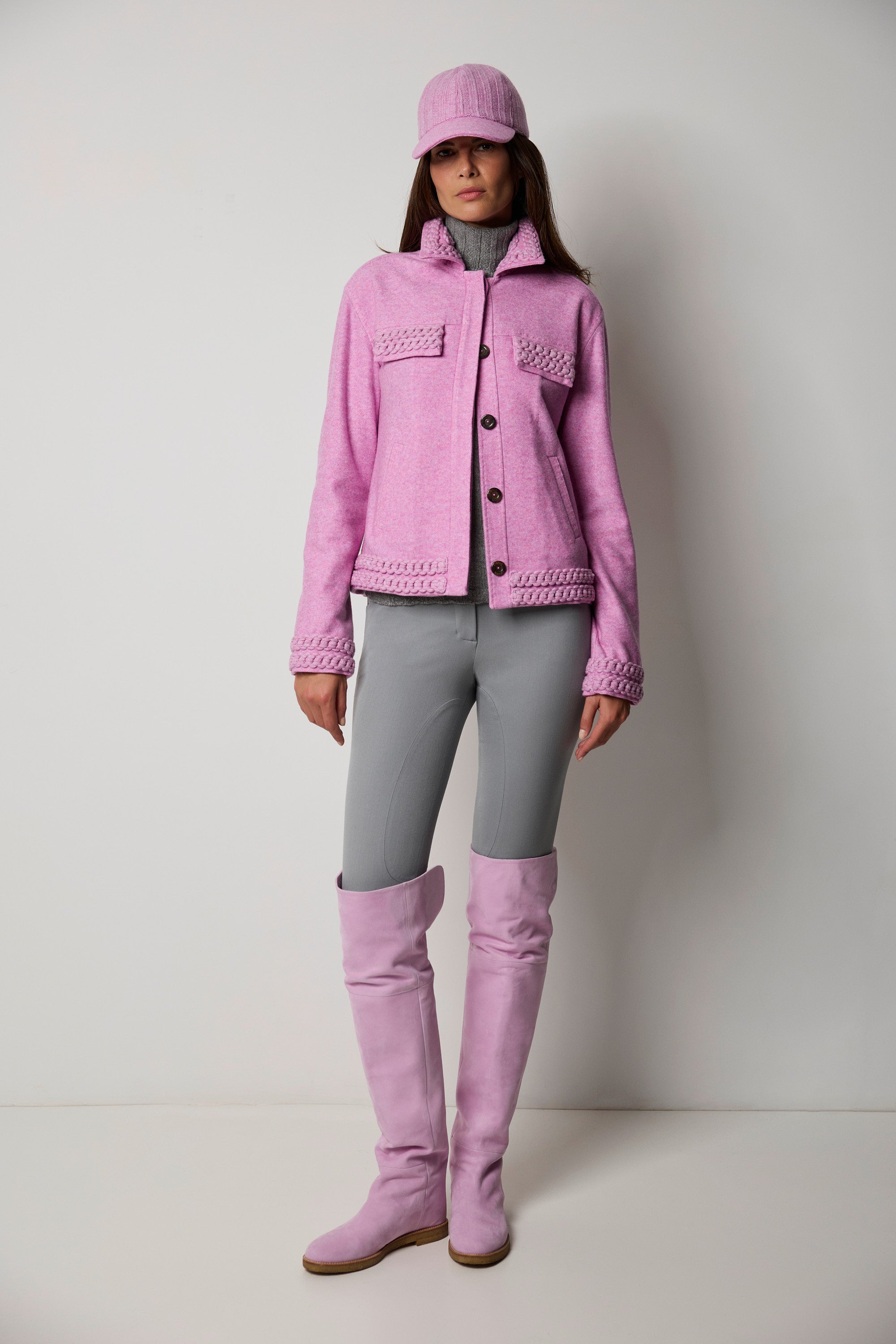 BIARRITZ felt cashmere jacket