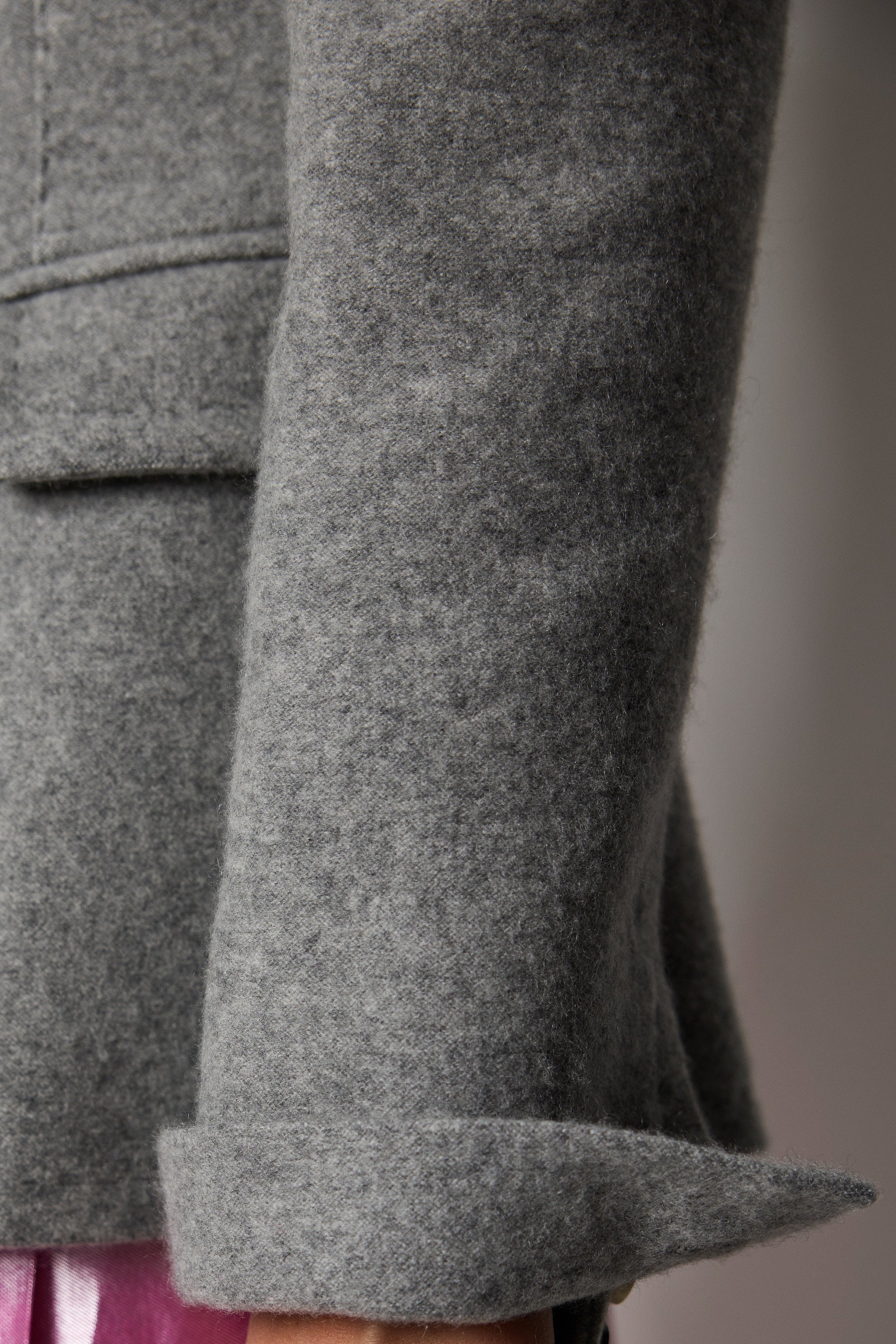 PARIGI felt cashmere jacket