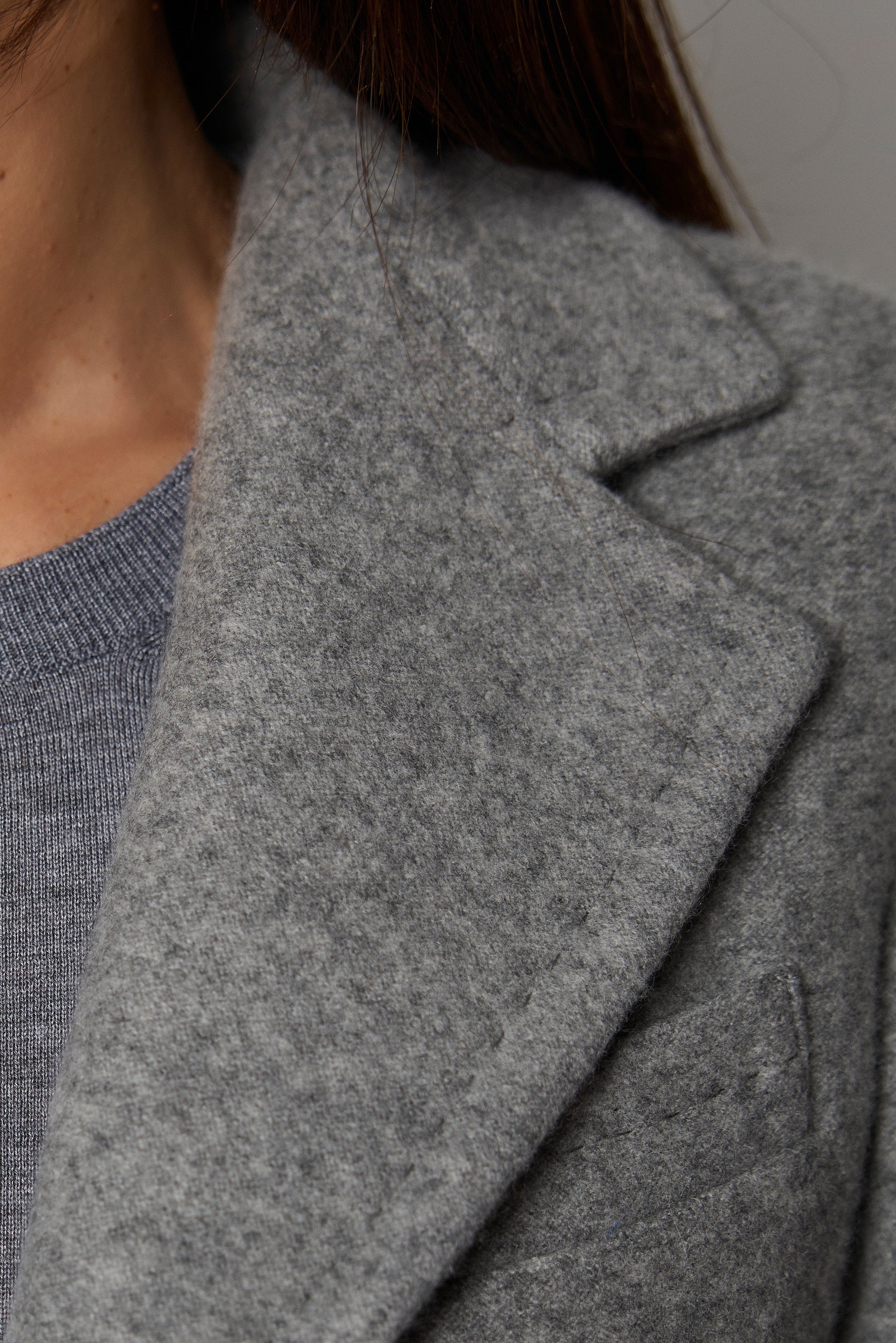 PARIGI felt cashmere jacket