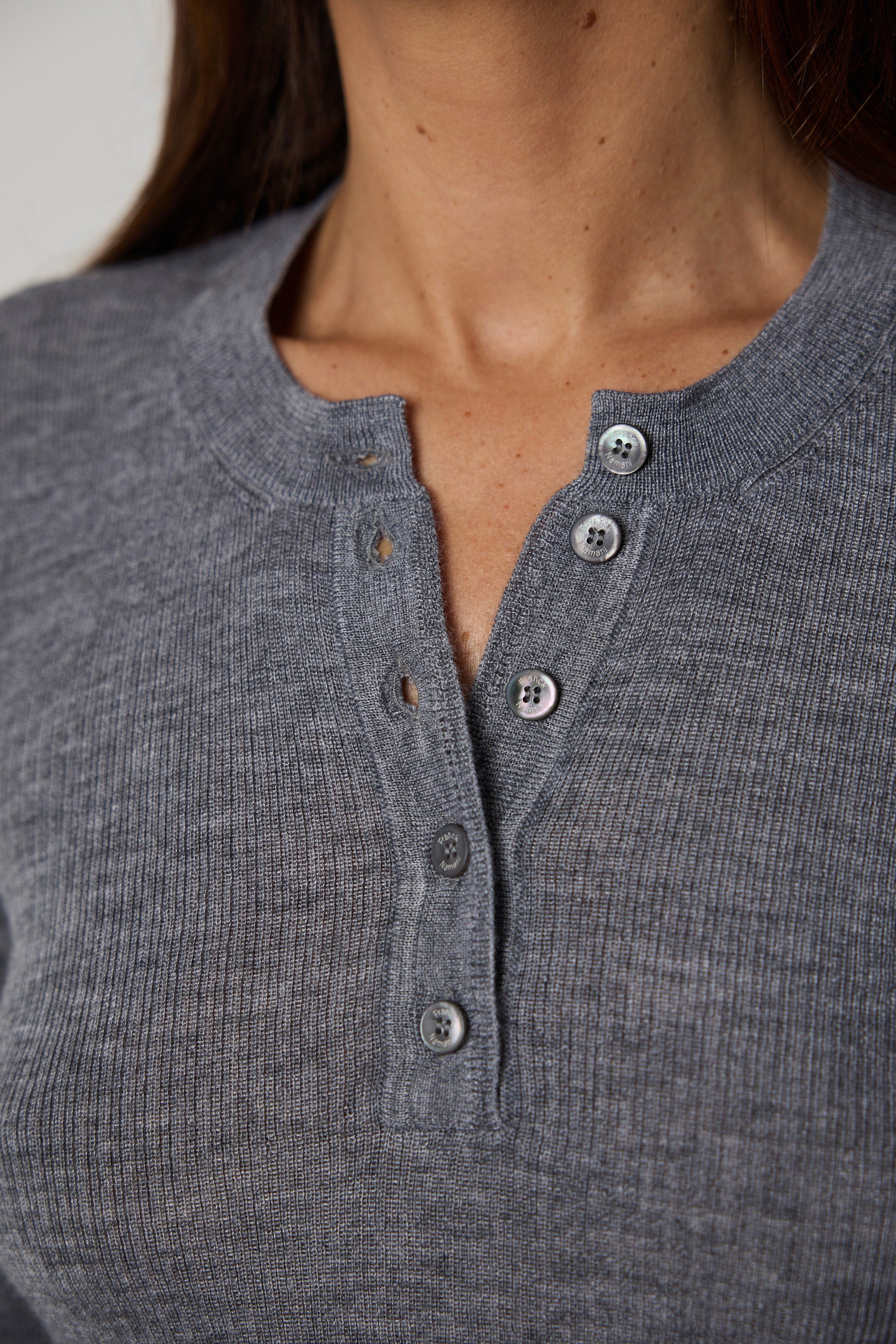 Tunisian collar sweater
