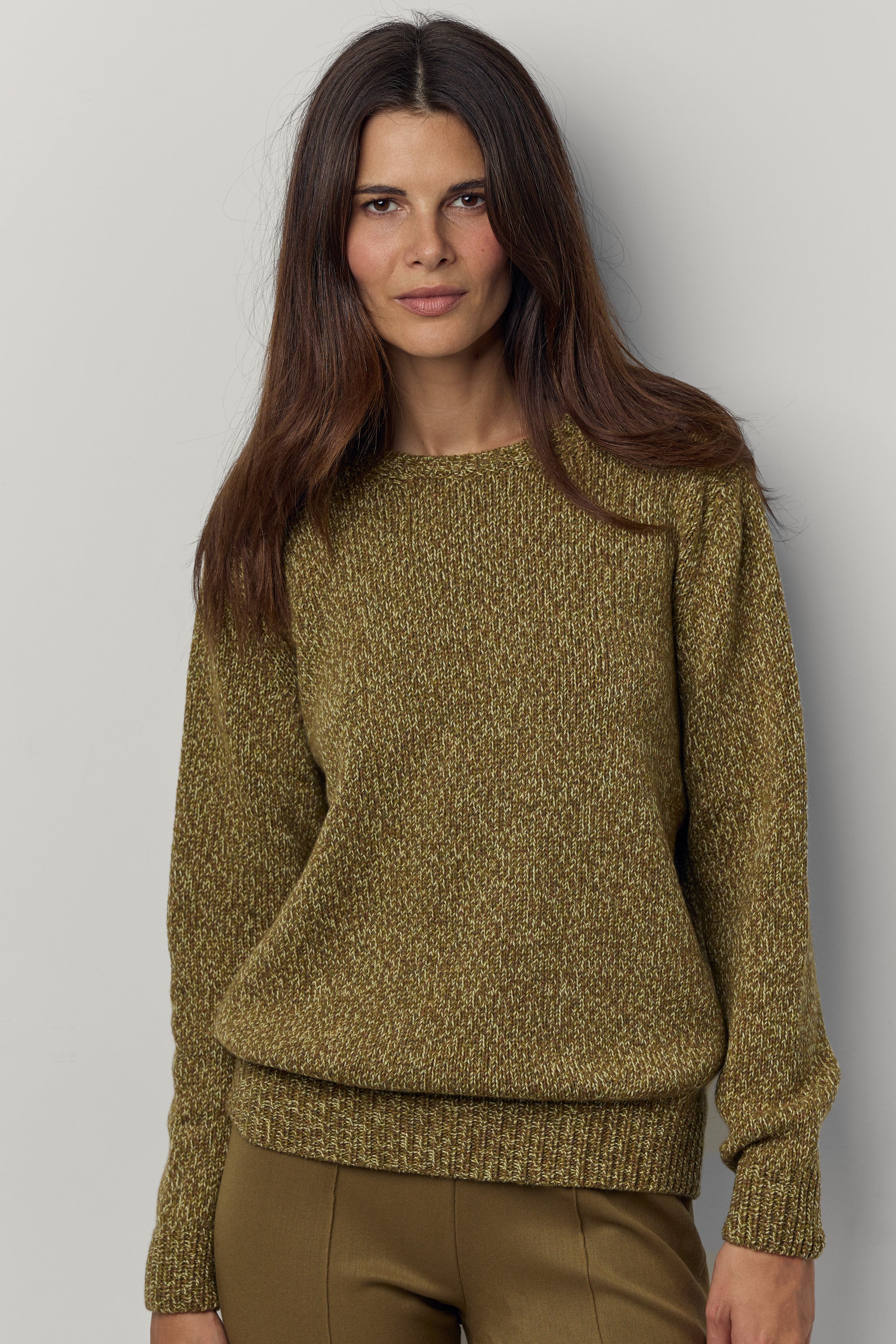 Pull en cachemire chiné