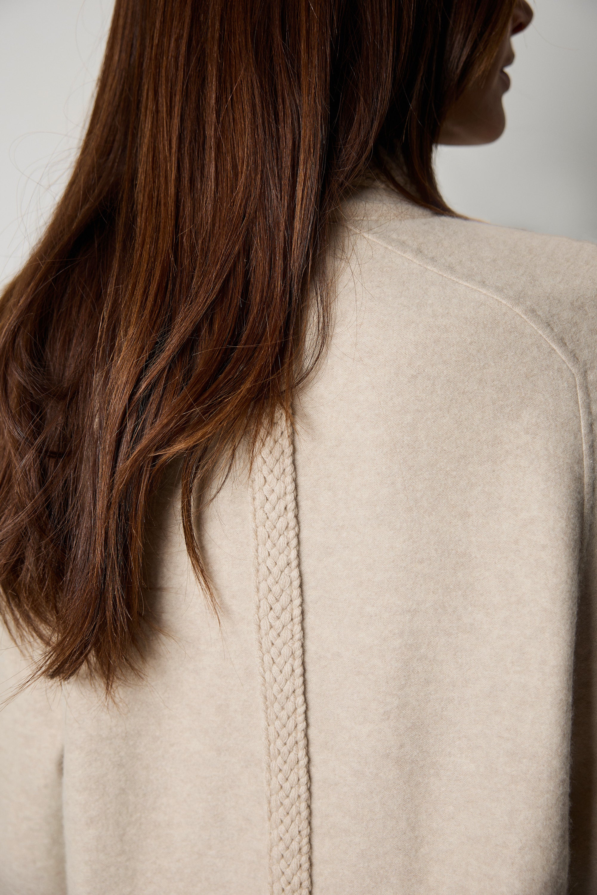 SAINT-MALO cashmere felt pea coat