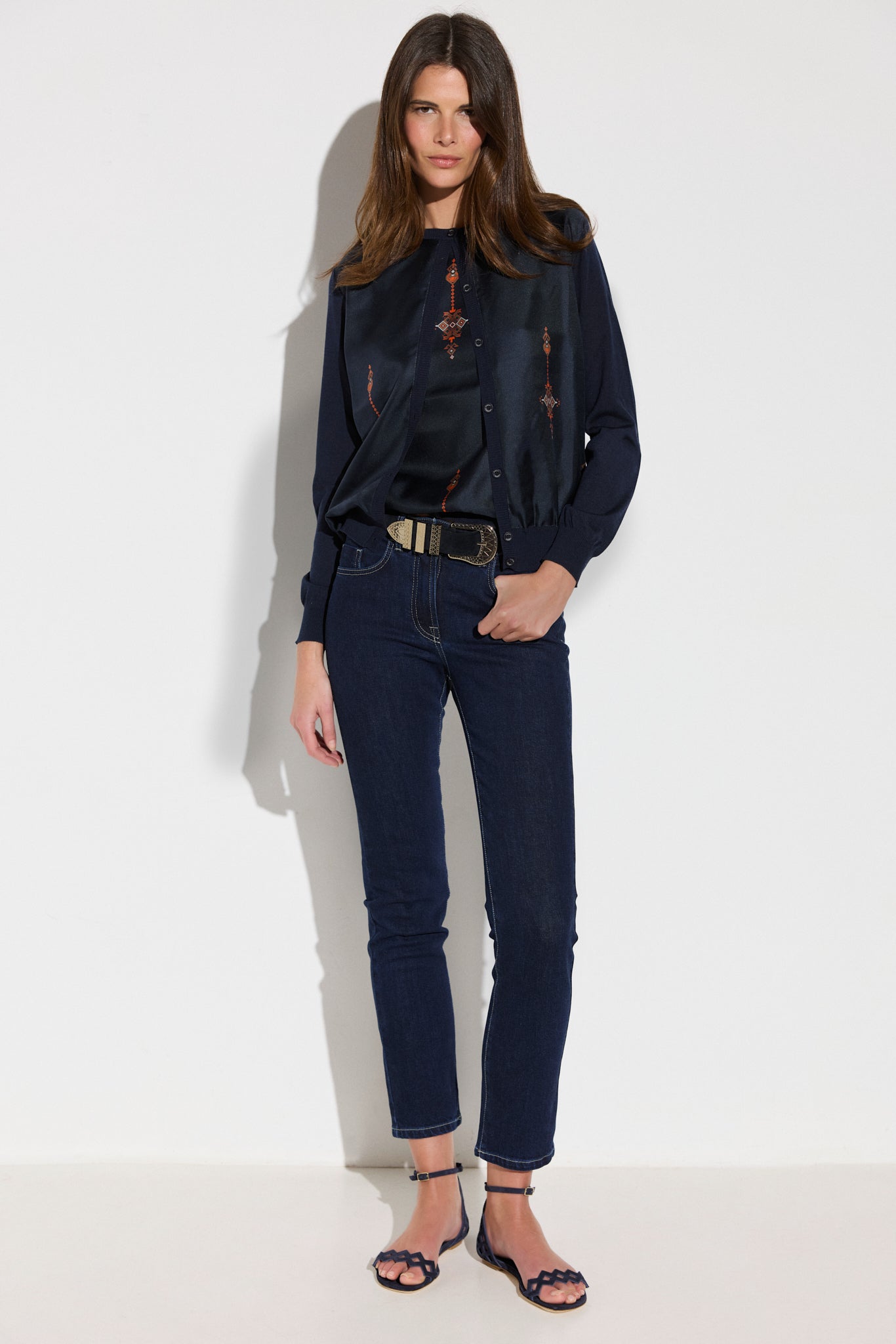 Pantalon en jean POUPEZ