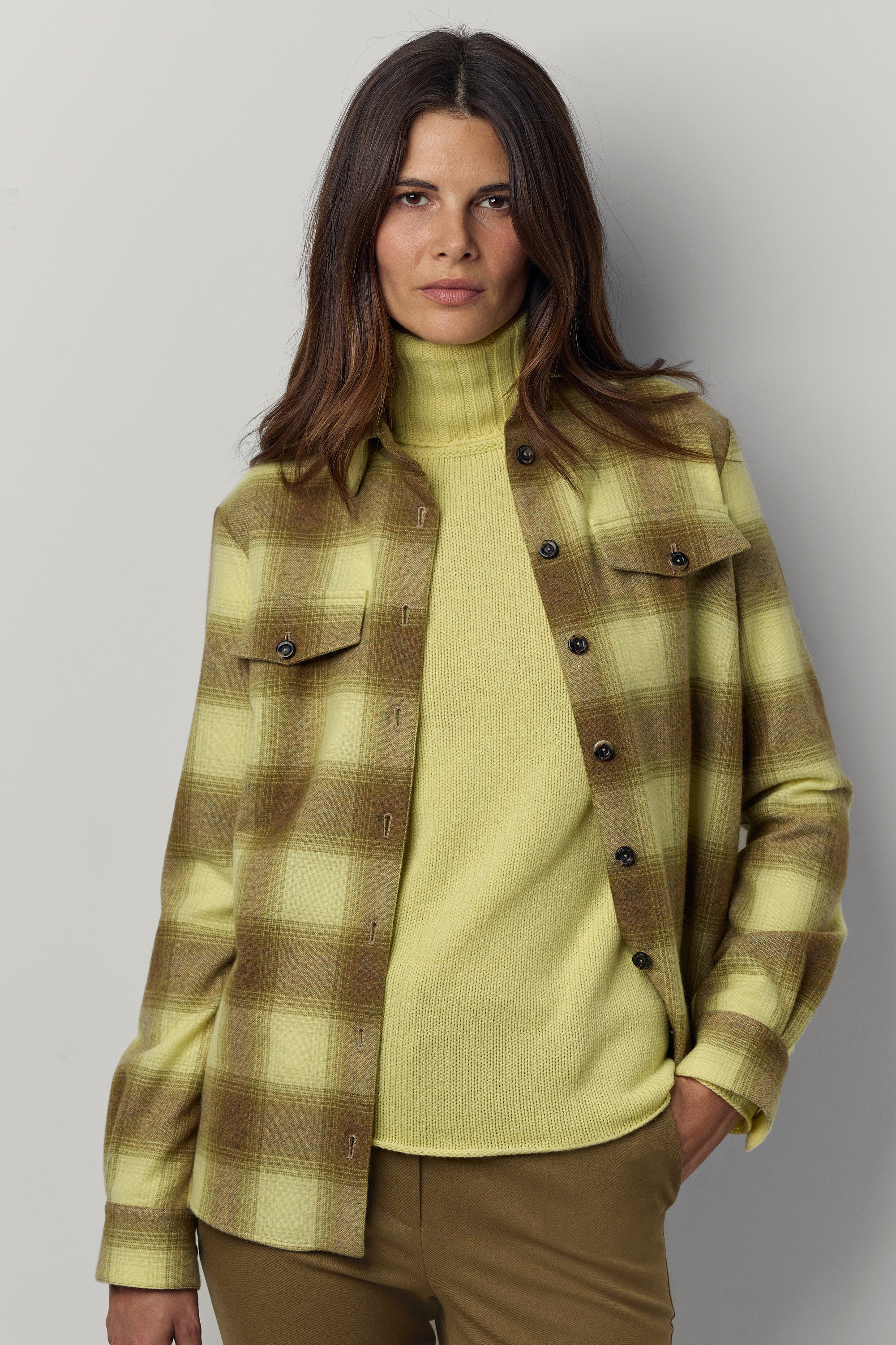 Cashmere Tartan Shirt