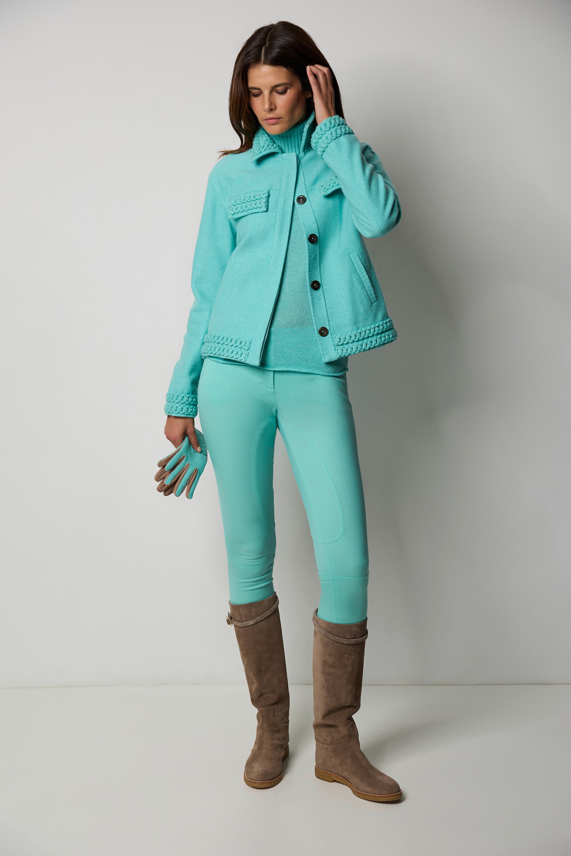 BIARRITZ felt cashmere jacket