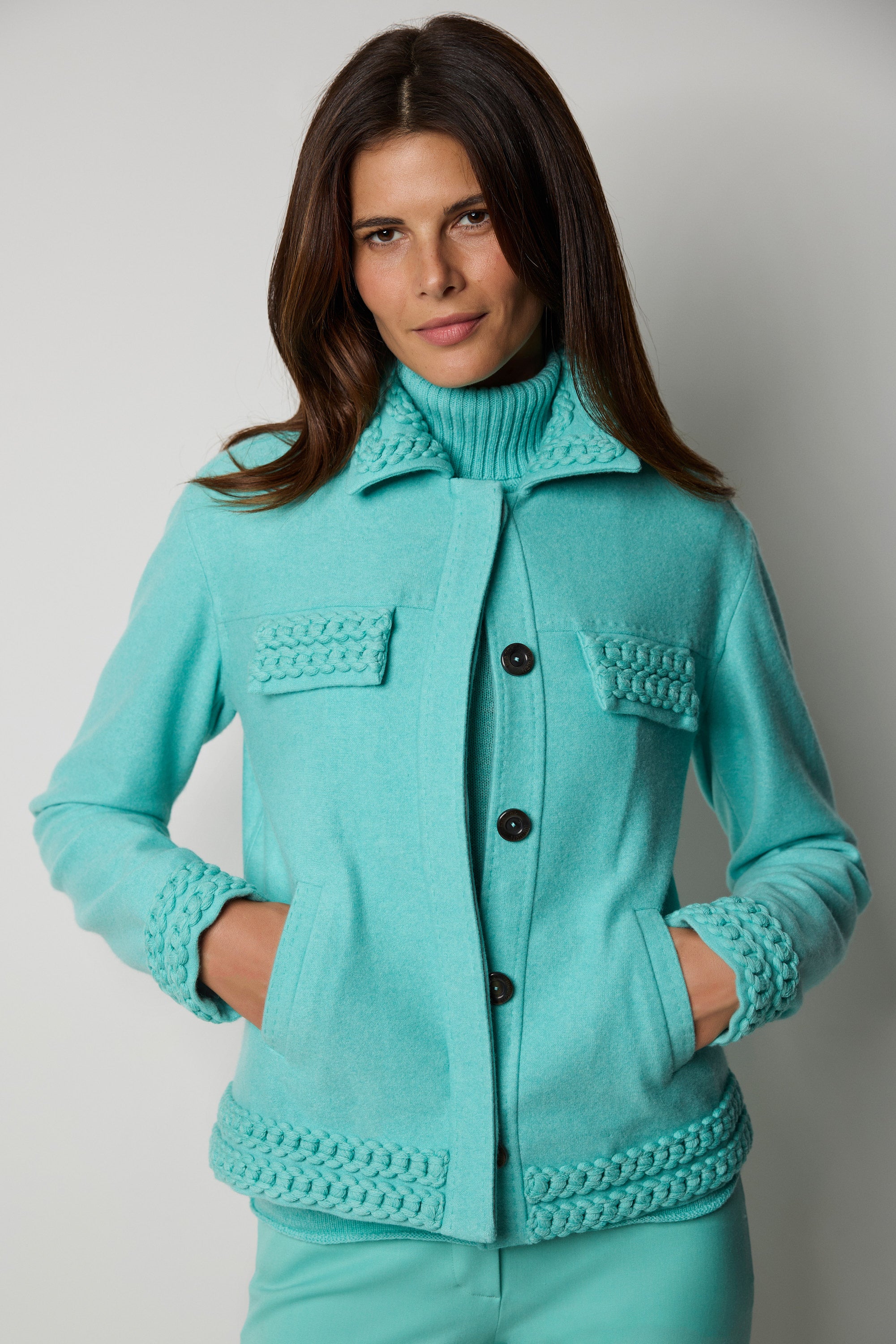 BIARRITZ felt cashmere jacket