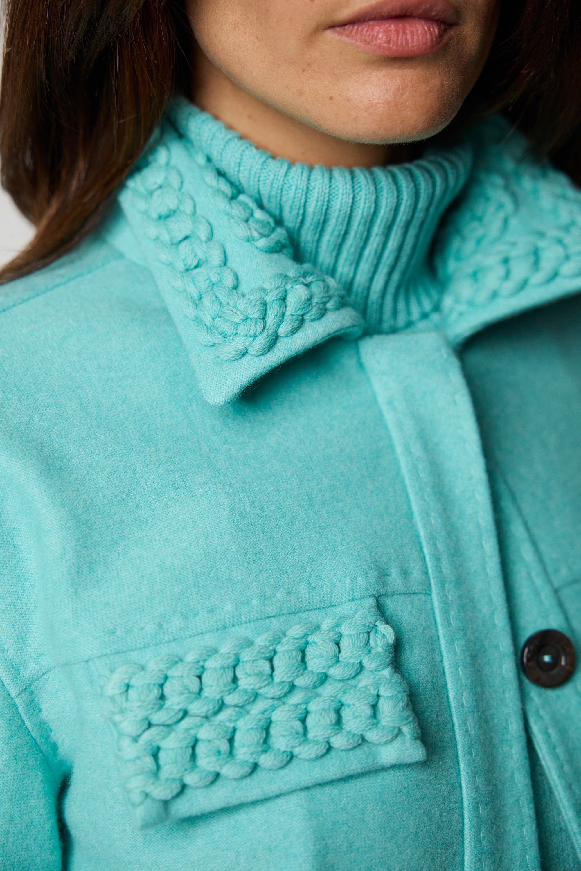 BIARRITZ felt cashmere jacket