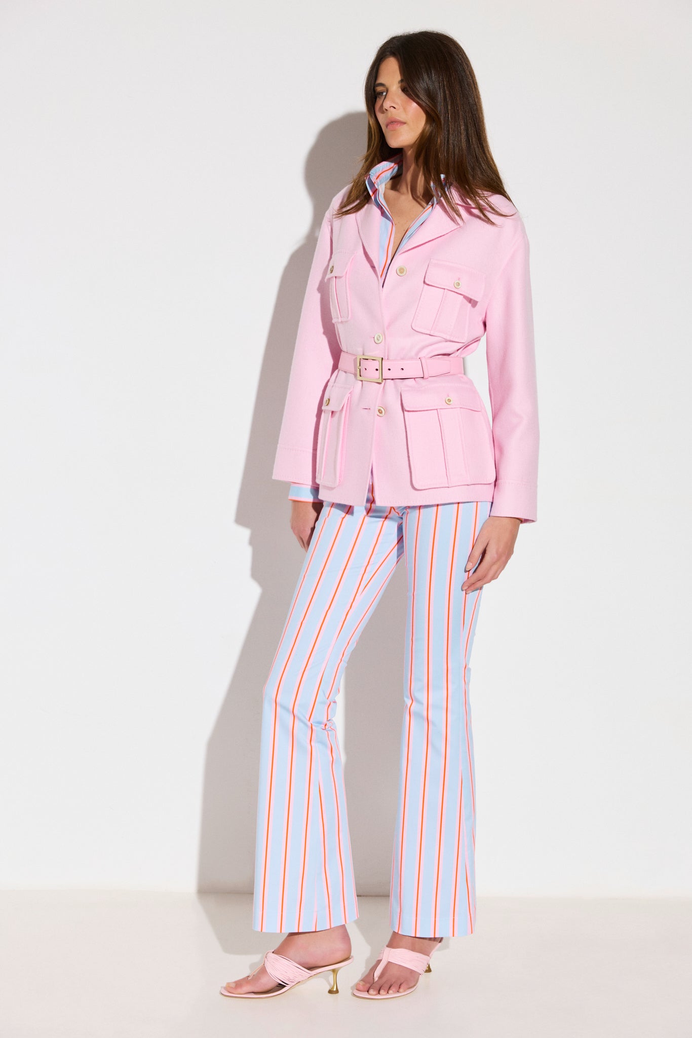 Veste Saharienne en baby cachemire