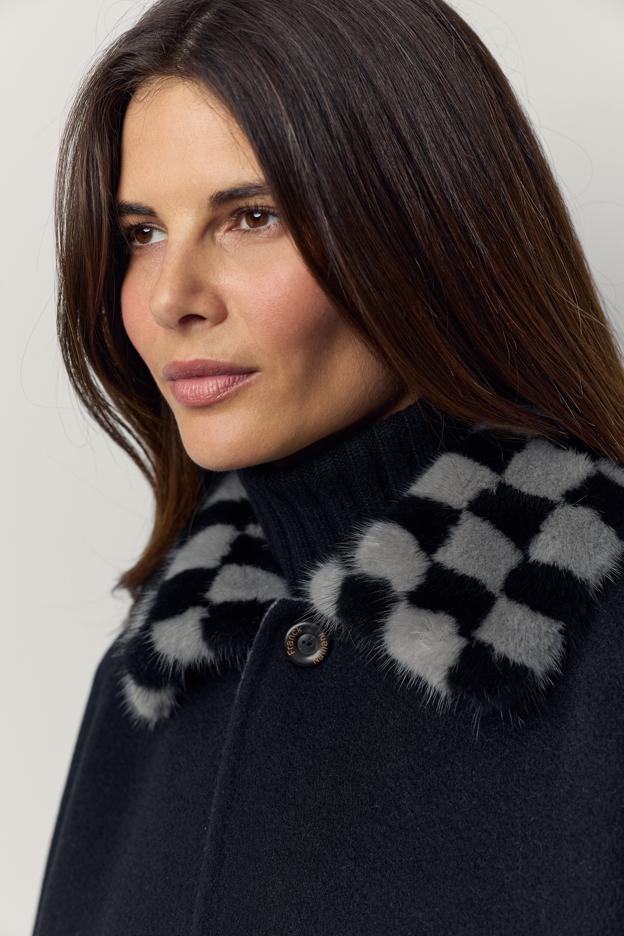 Gio cashmere and mink coat