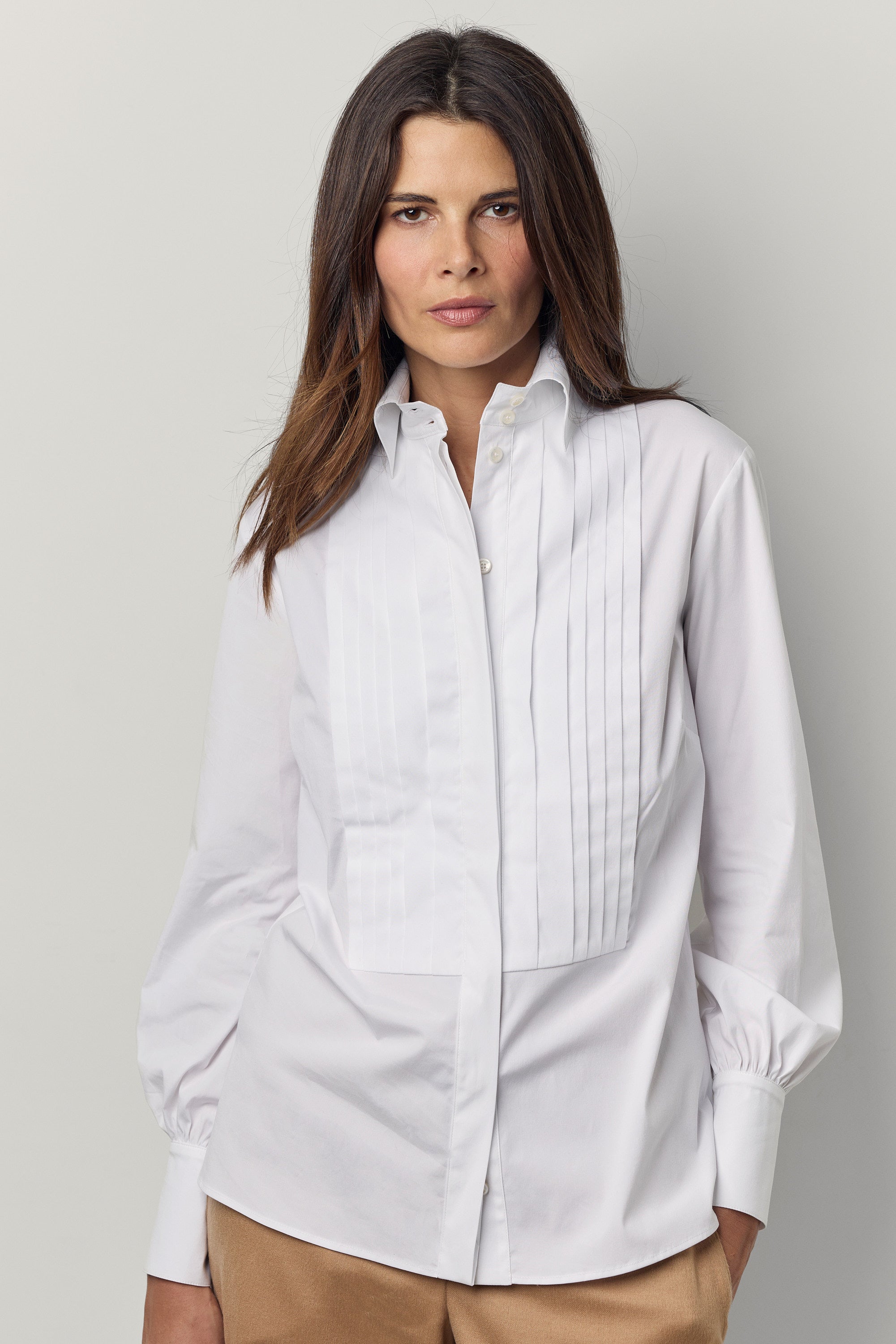 Chemise à plastron
