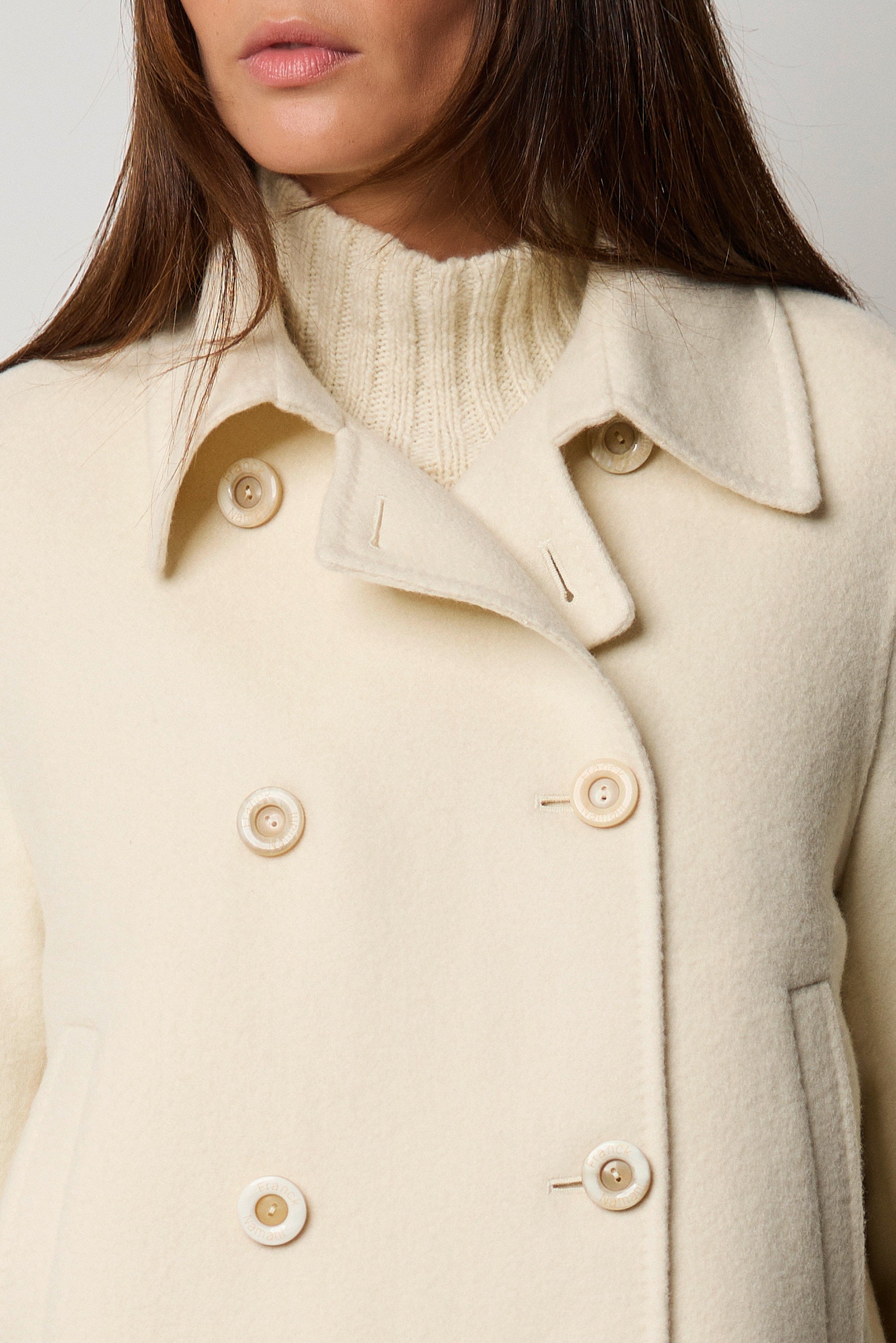 NAPOLI double cashmere pea coat