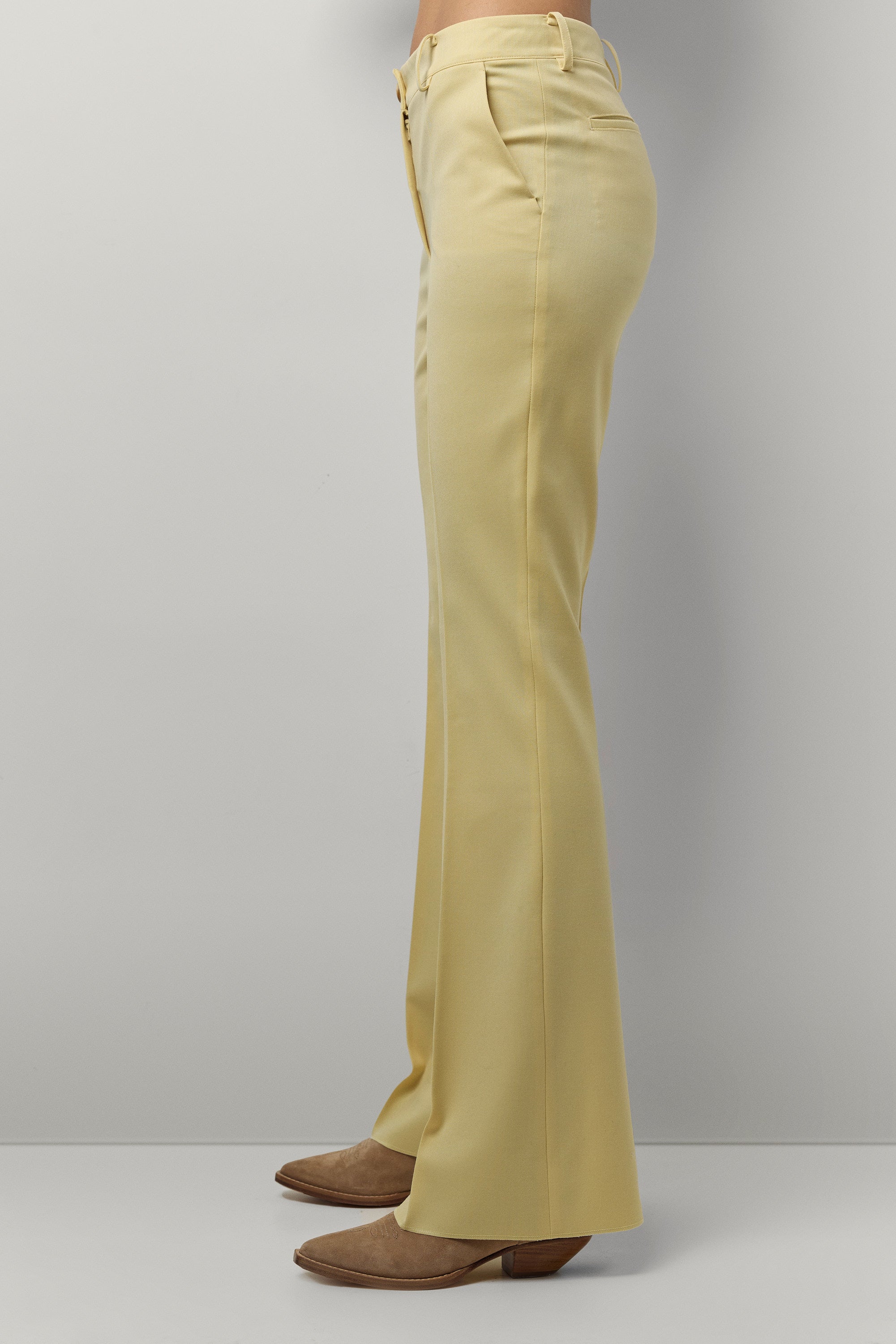 Pantalon Brigitte en laine stretch