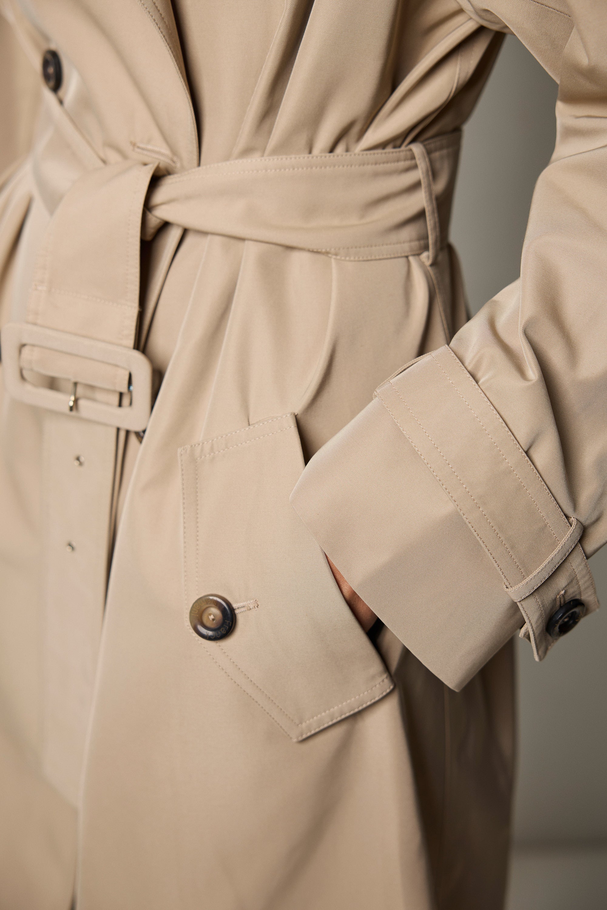 Cotton trench coat