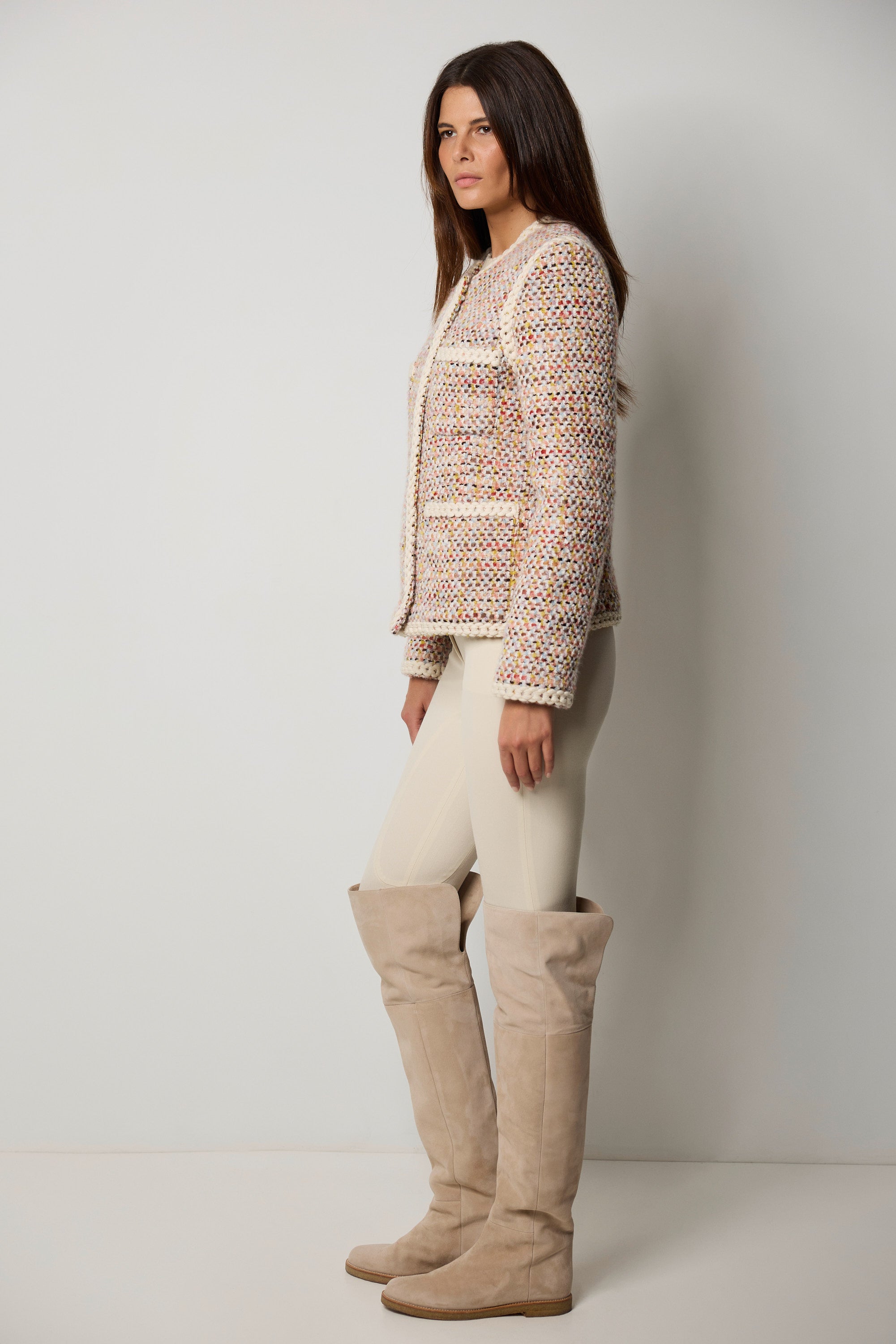 DEAUVILLE cashmere and silk jacket