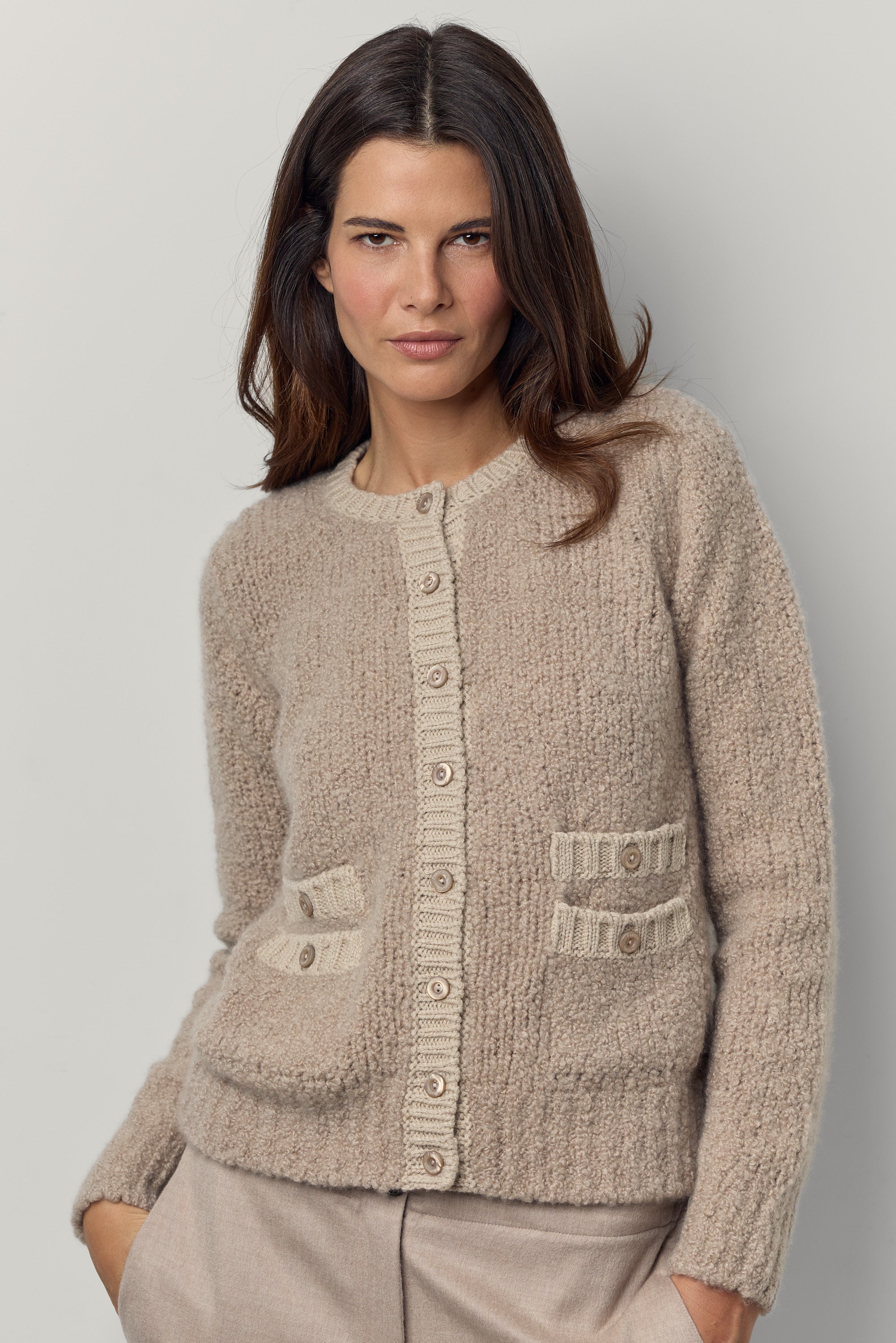 Bouclé Cardigan Jacket