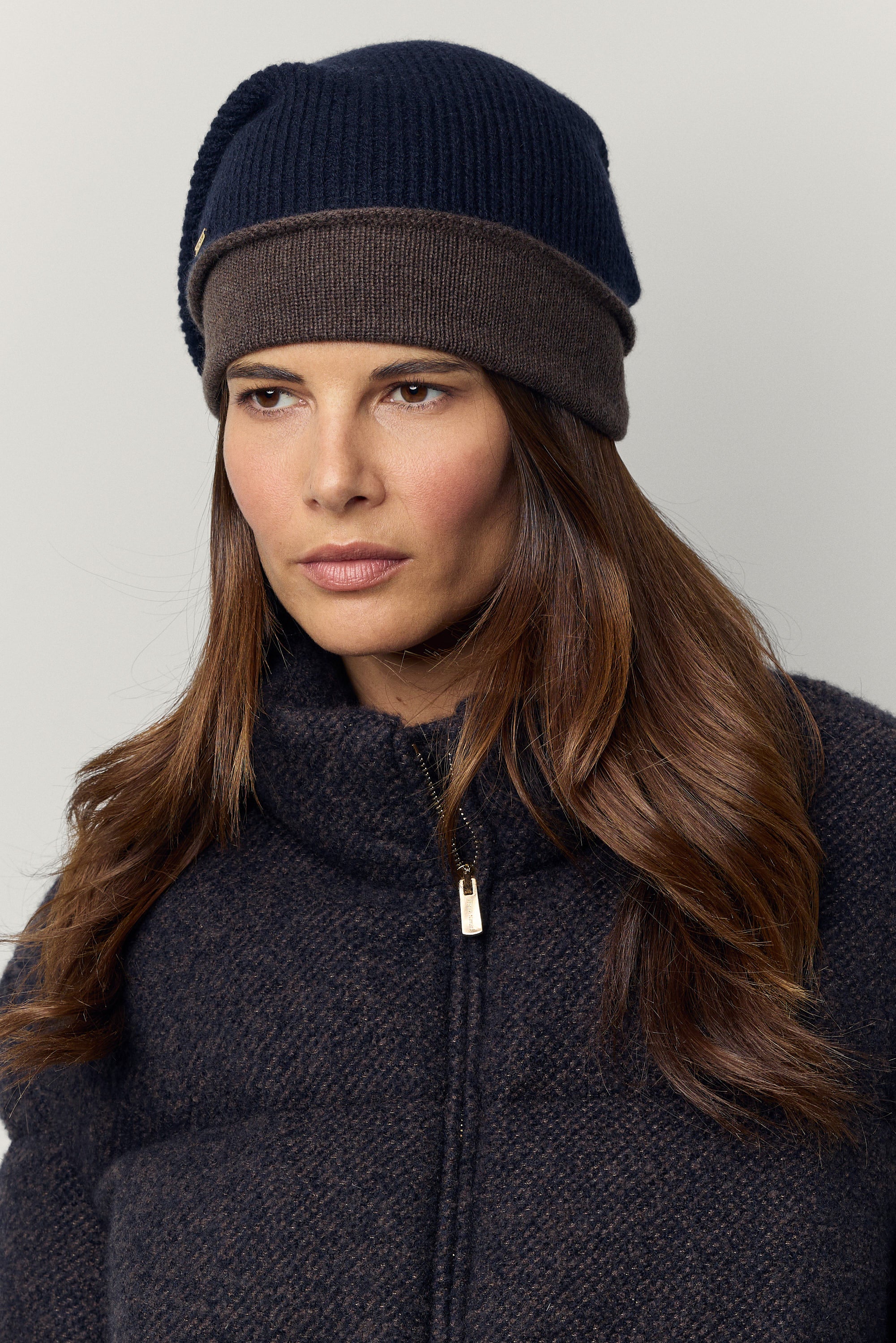 Reversible Cashmere Beanie Boy