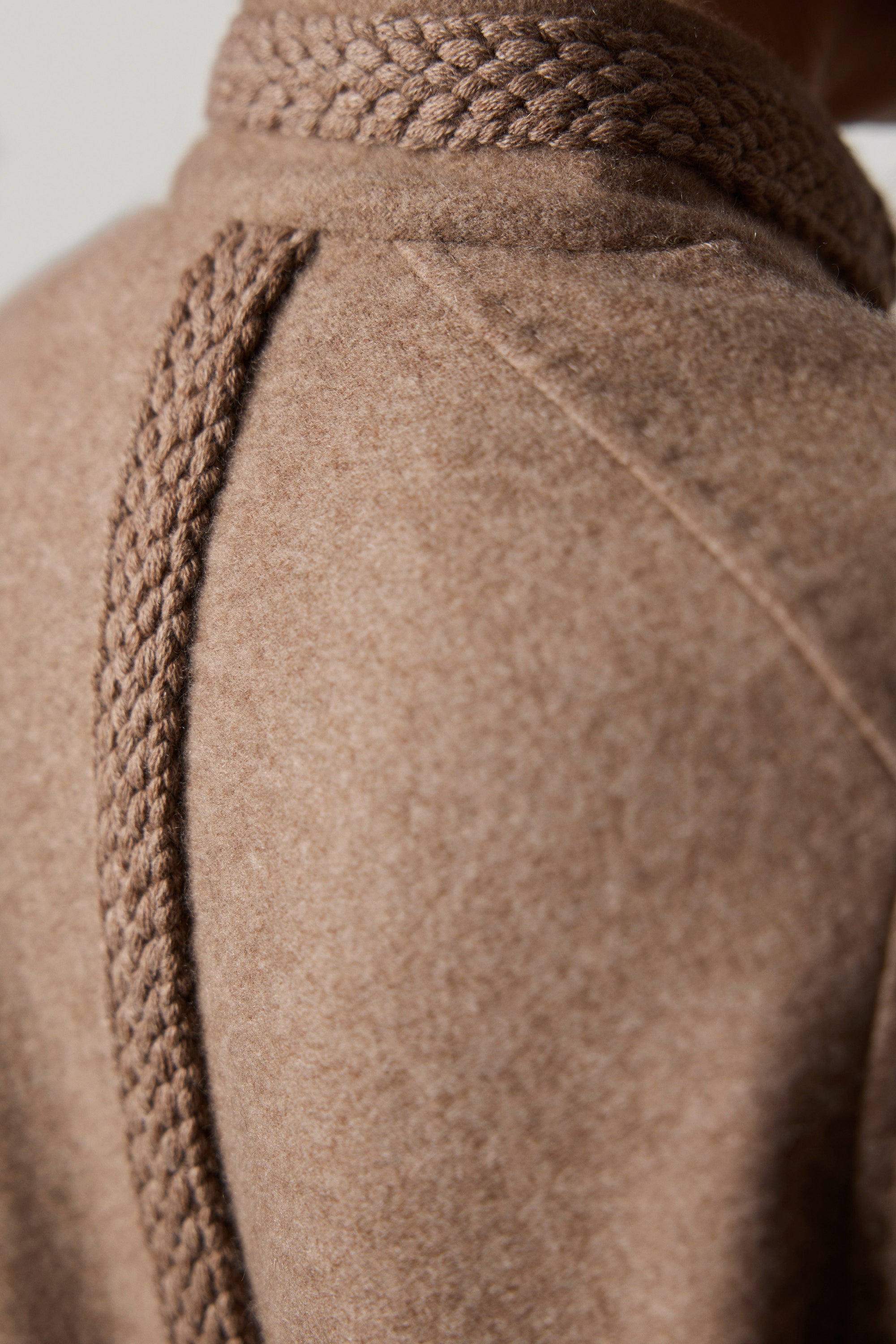 SAINT-MALO cashmere felt pea coat