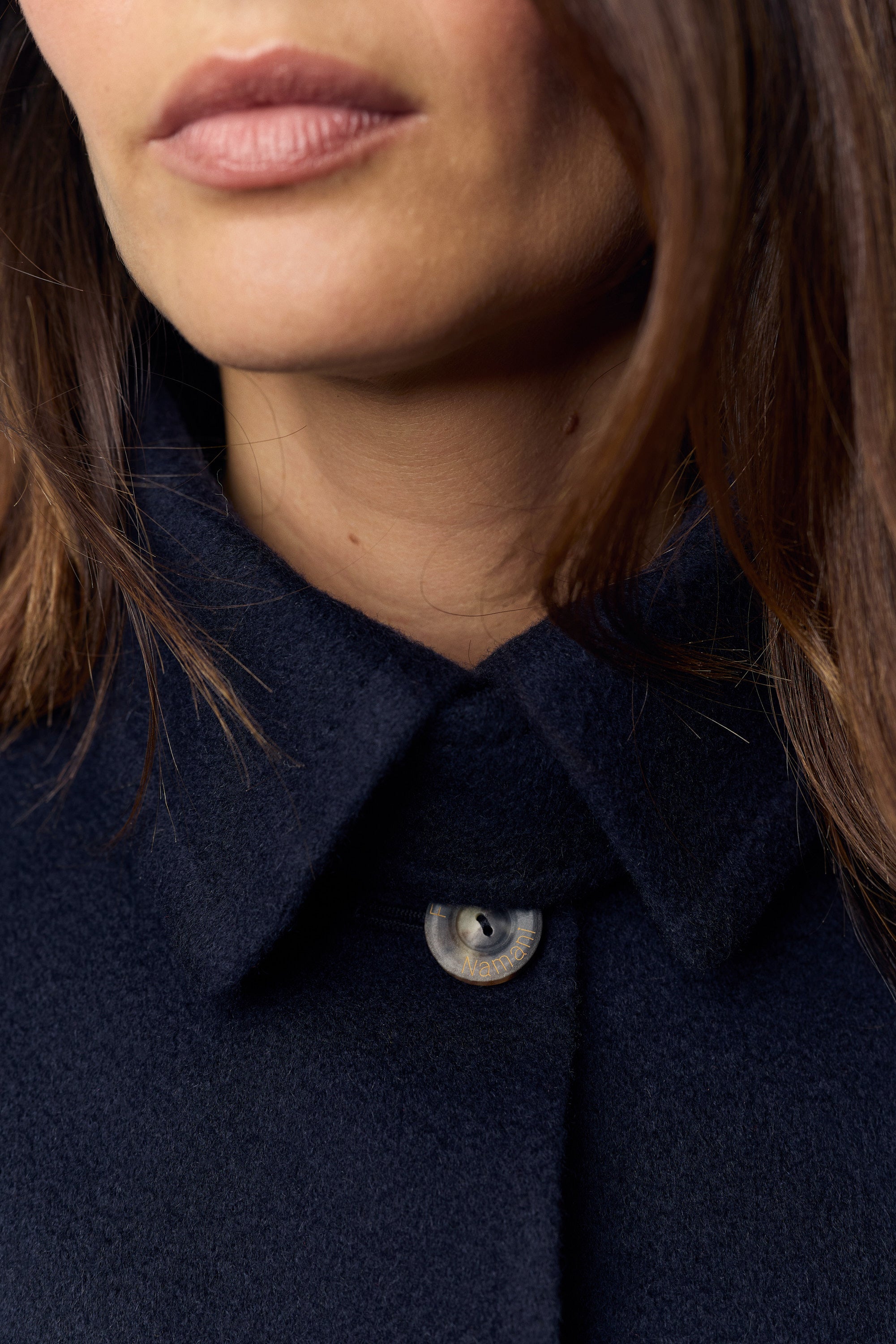 Veste en cachemire double Poup