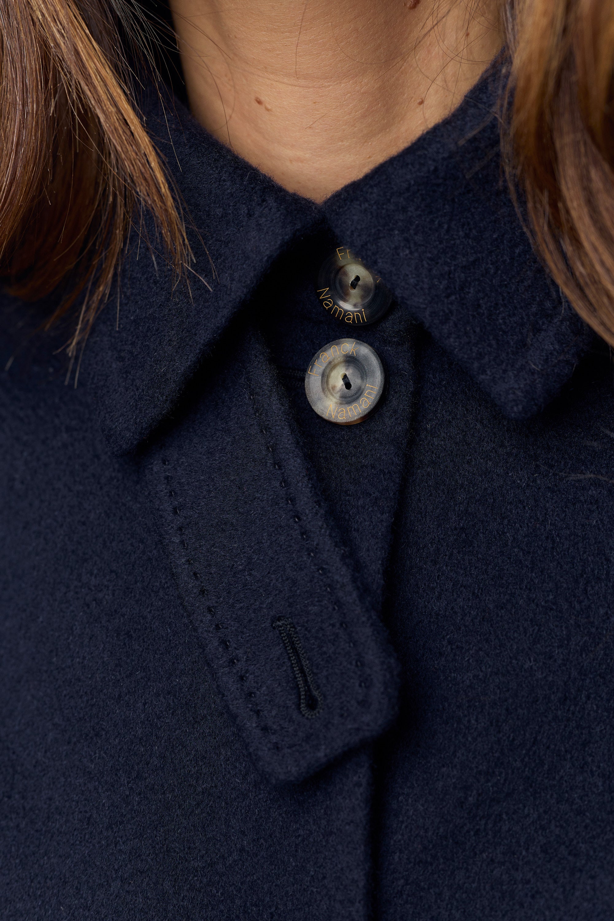 Veste en cachemire double Poup