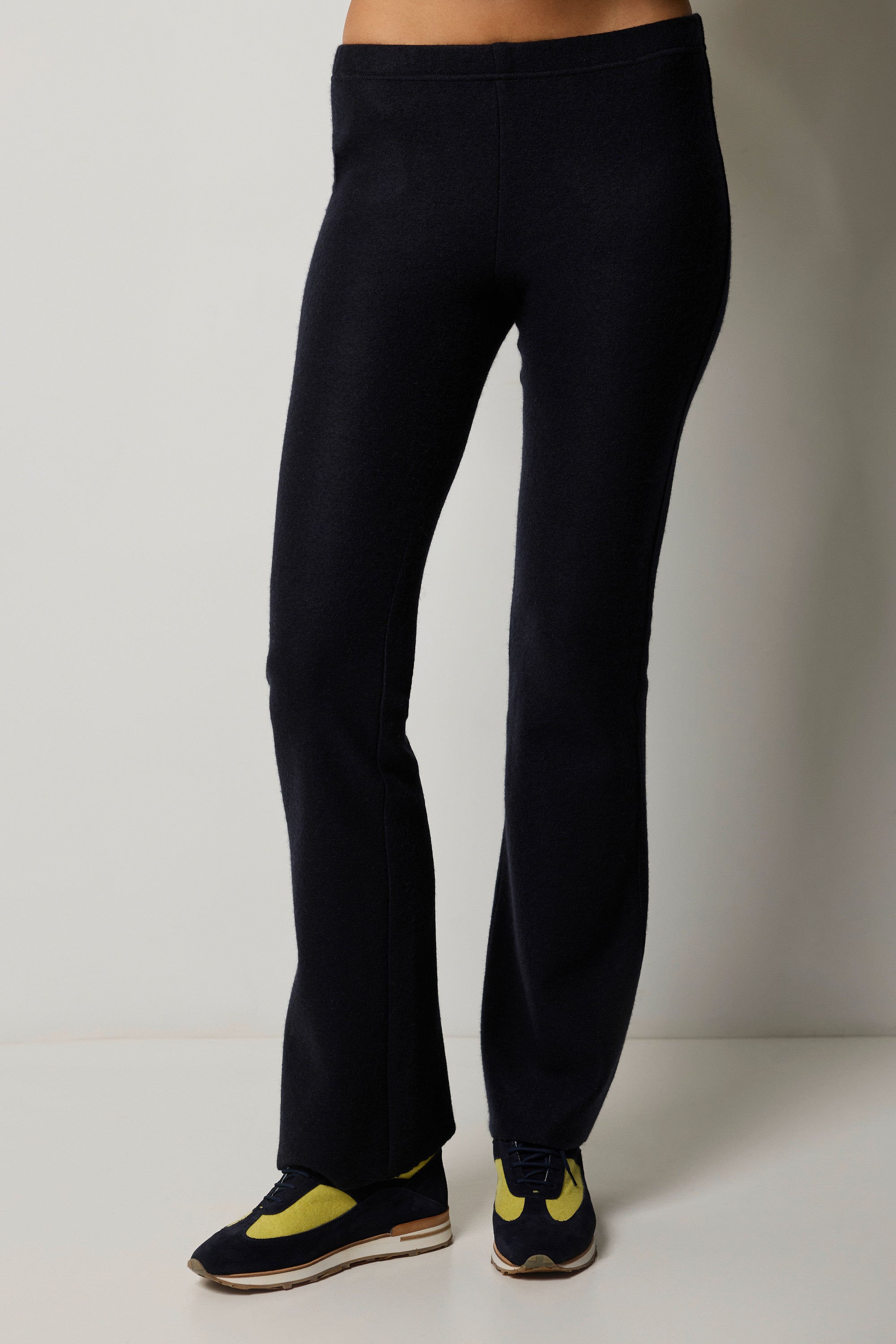 Cashmere felt jogging pants