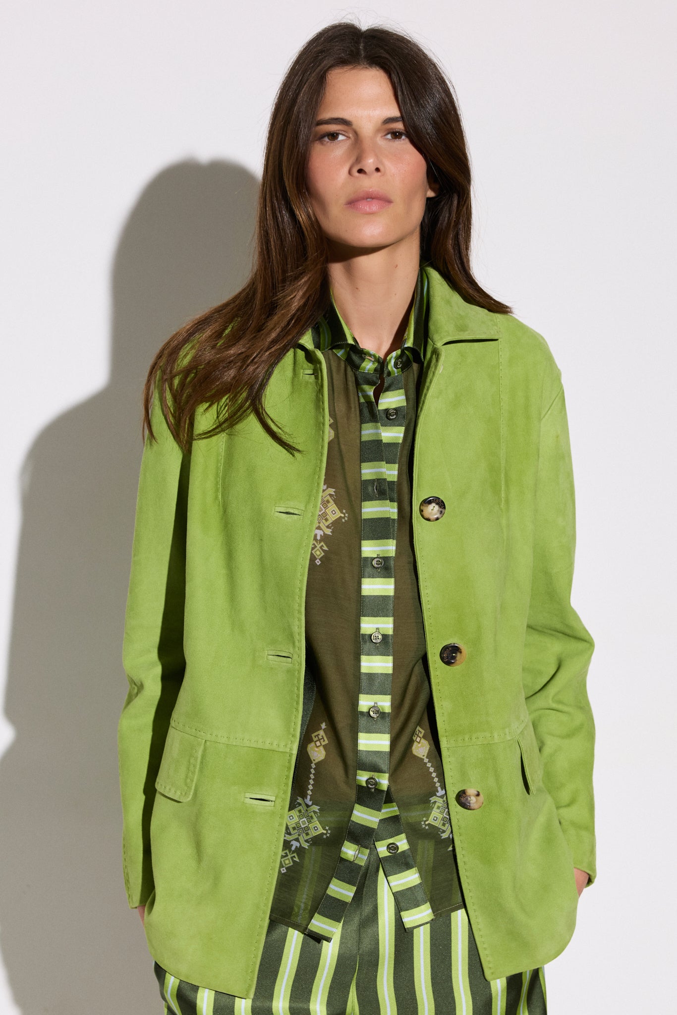 Veste en suède PEINTRE
