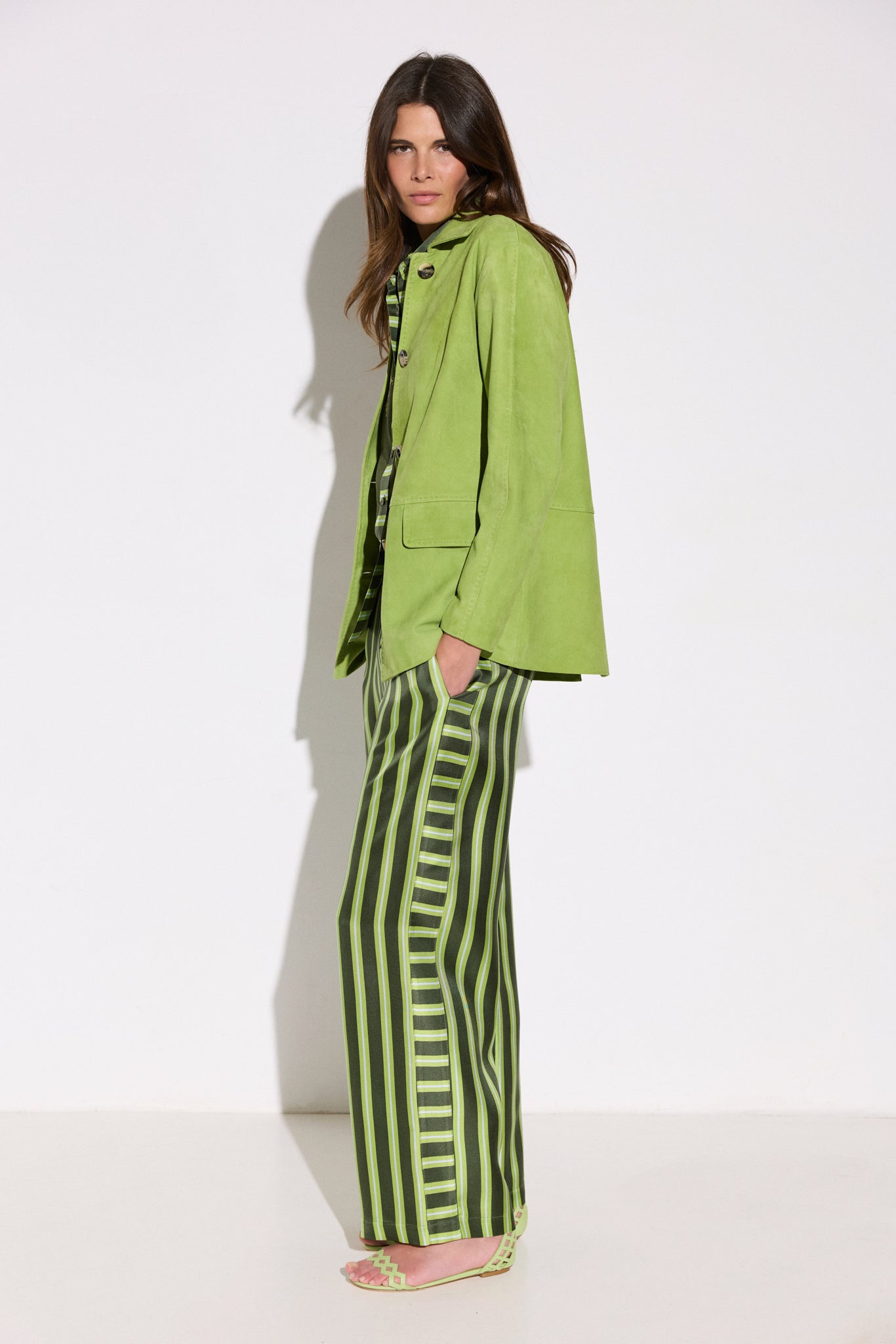 Veste en suède PEINTRE