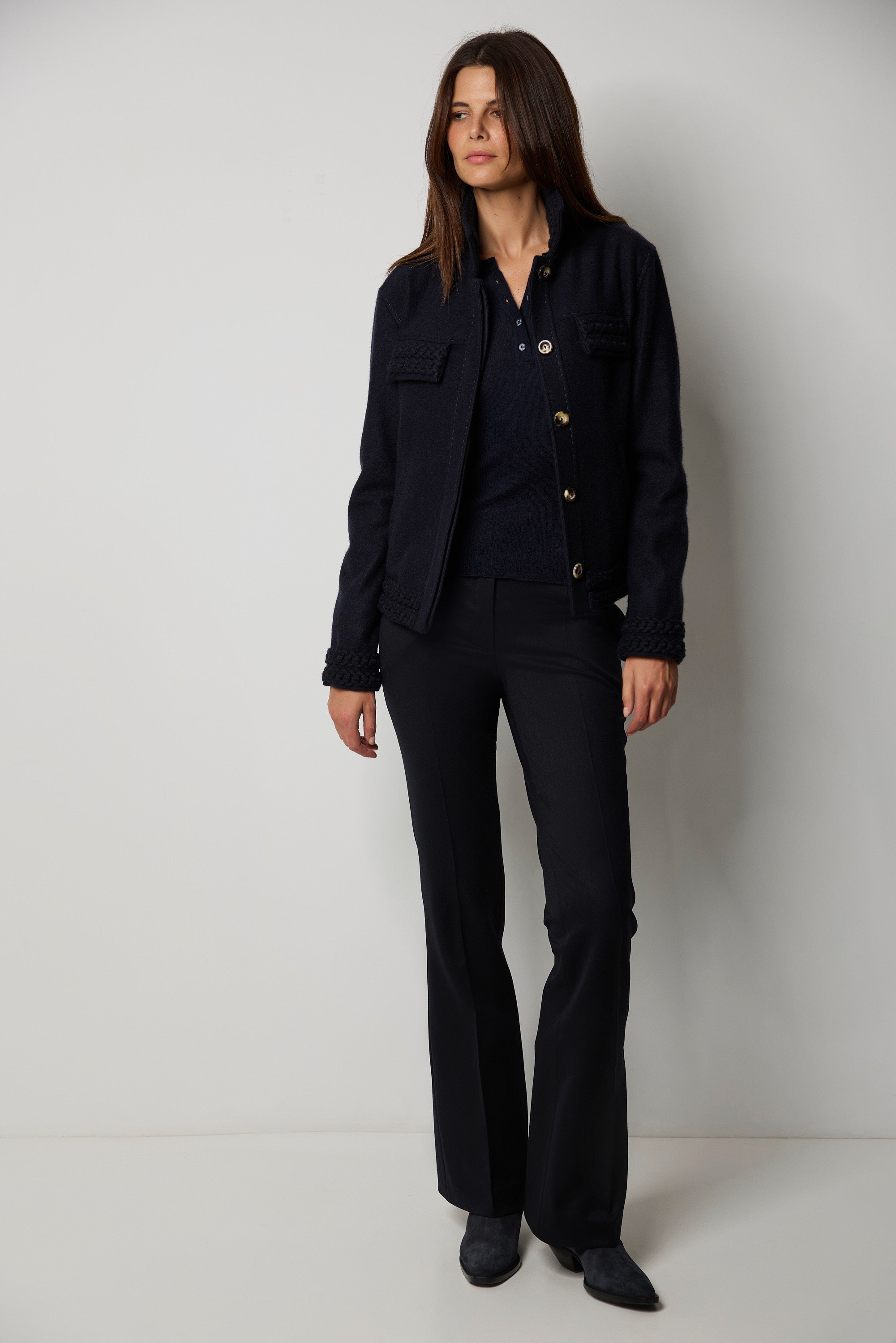 BIARRITZ felt cashmere jacket