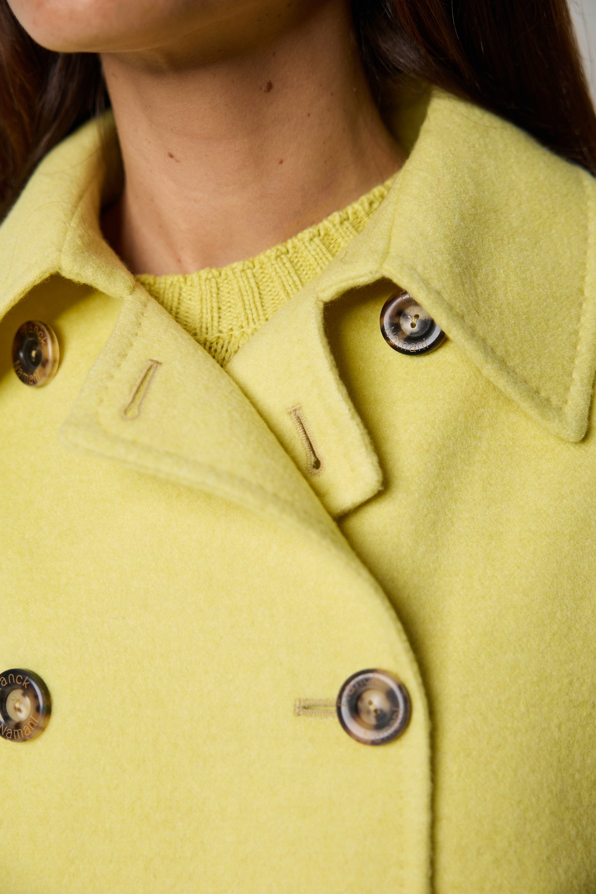 NAPOLI double cashmere pea coat