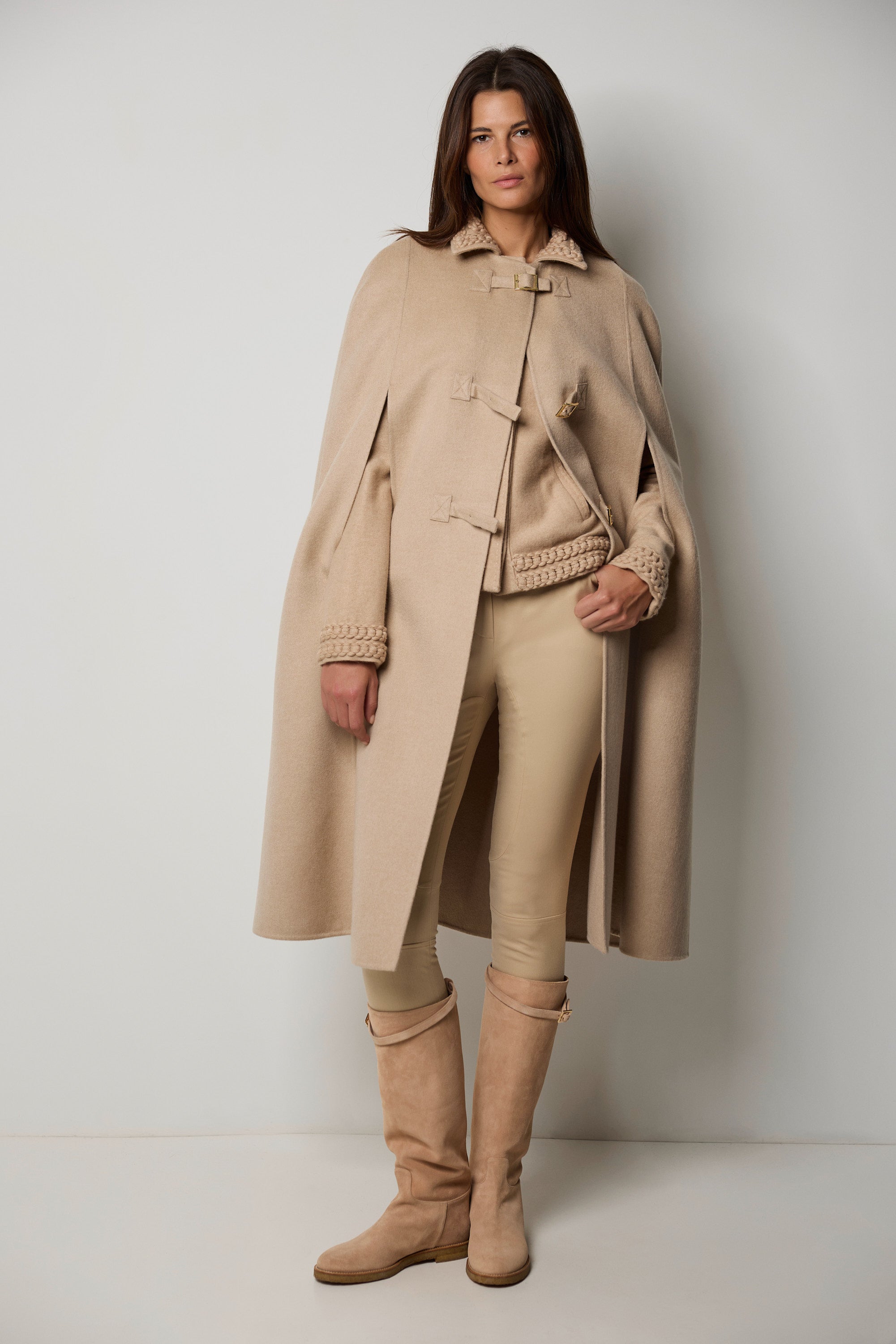 VENEZIA double cashmere cape
