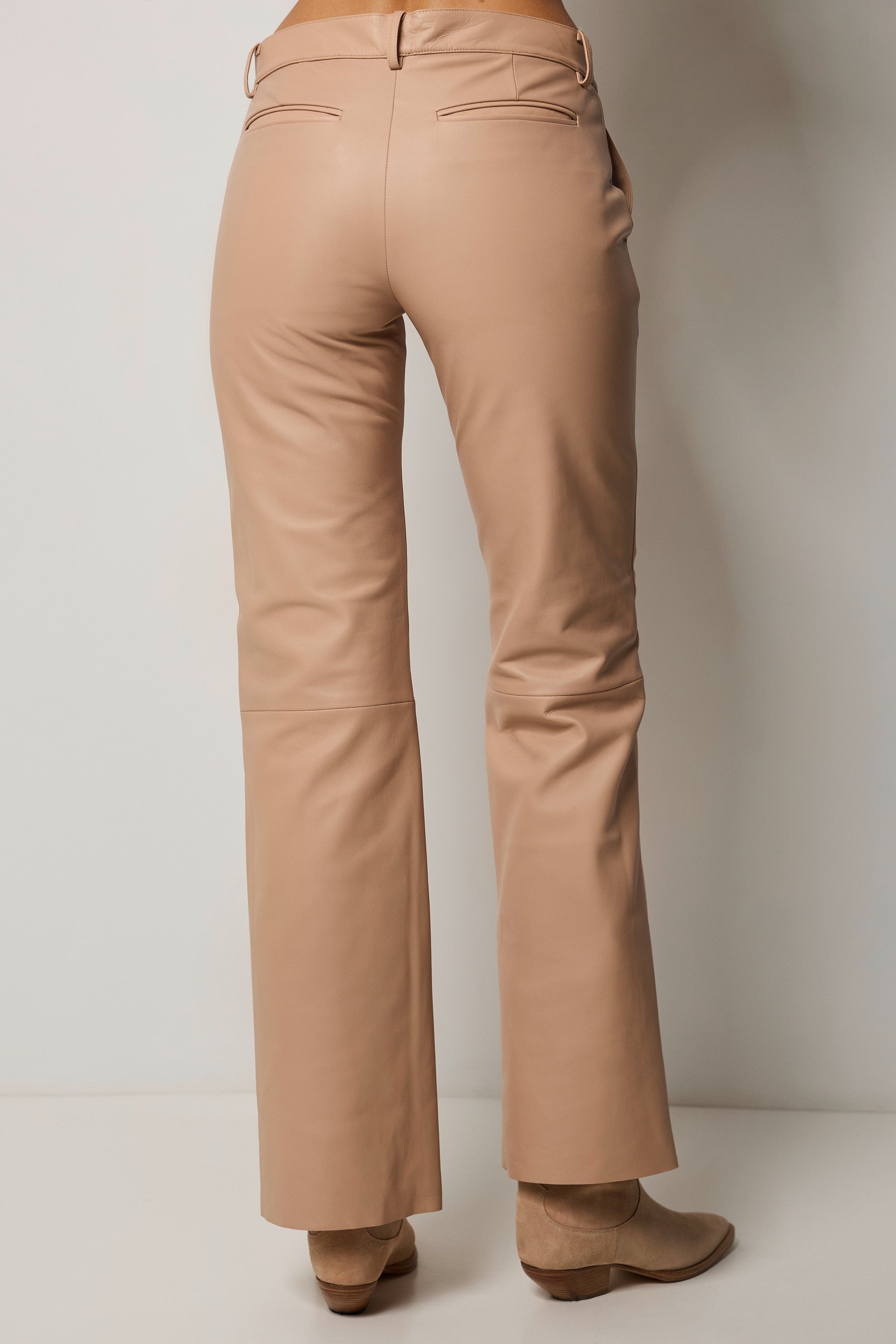 Nappa leather pants