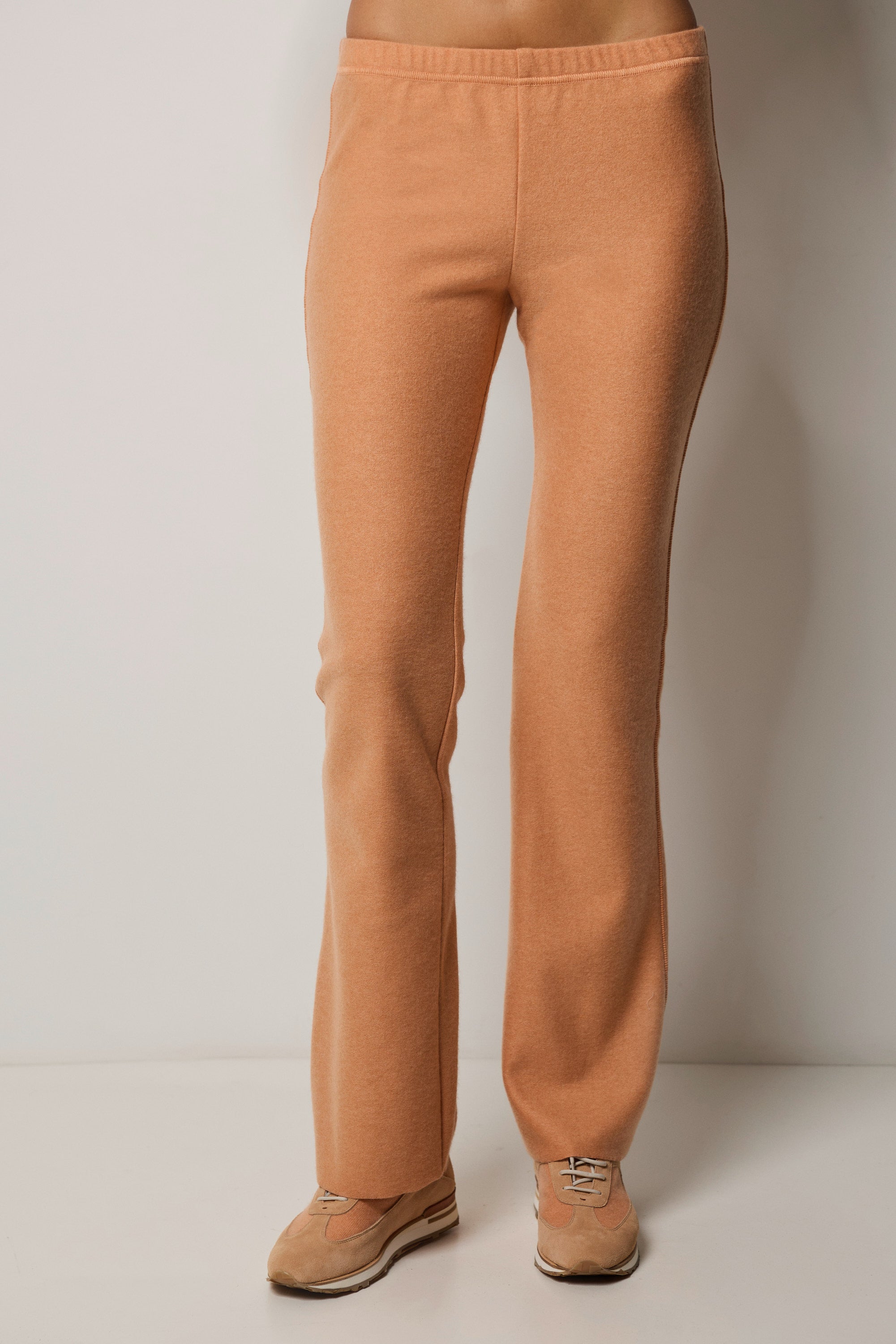 Cashmere felt jogging pants