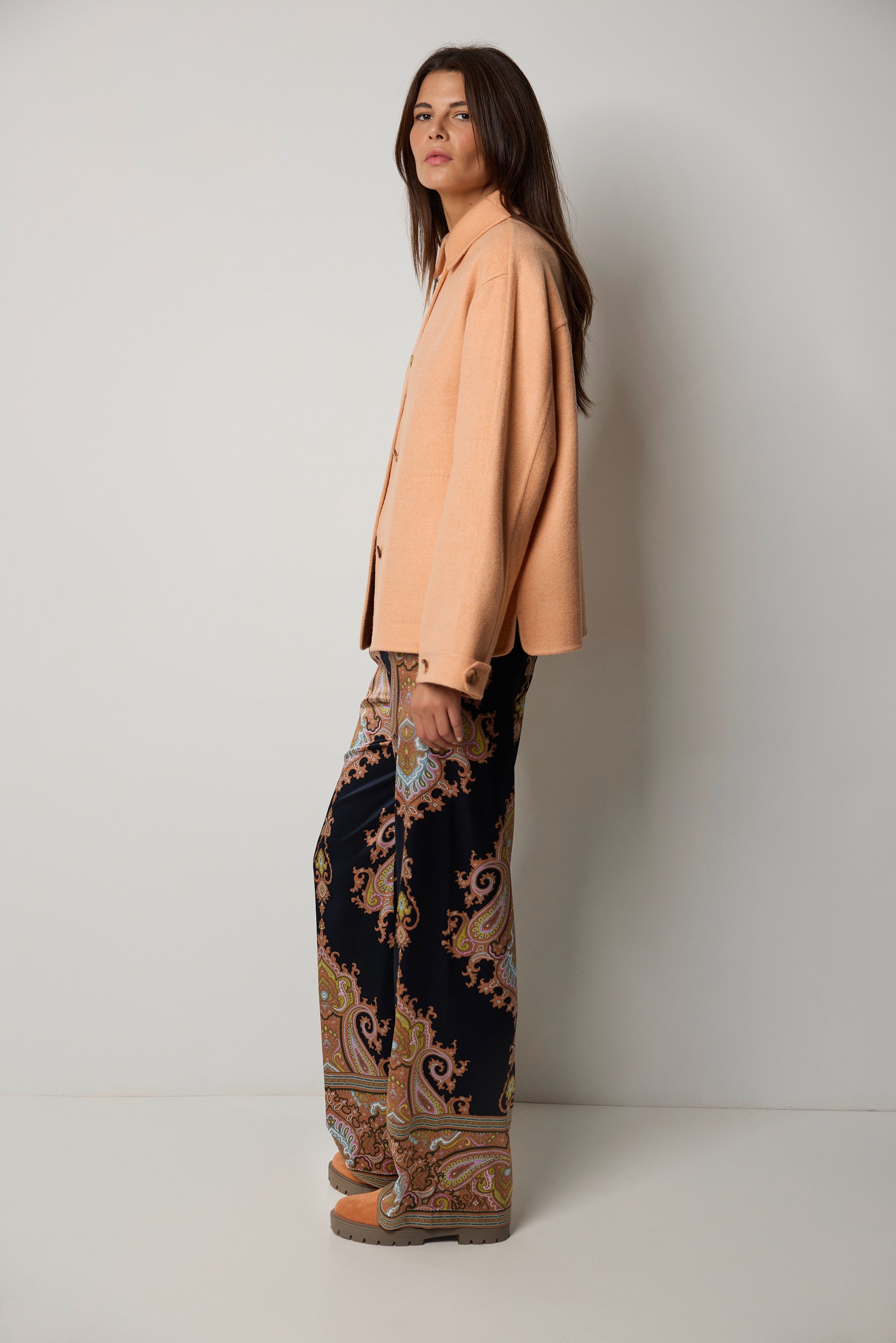 CAPRI double cashmere shirt jacket