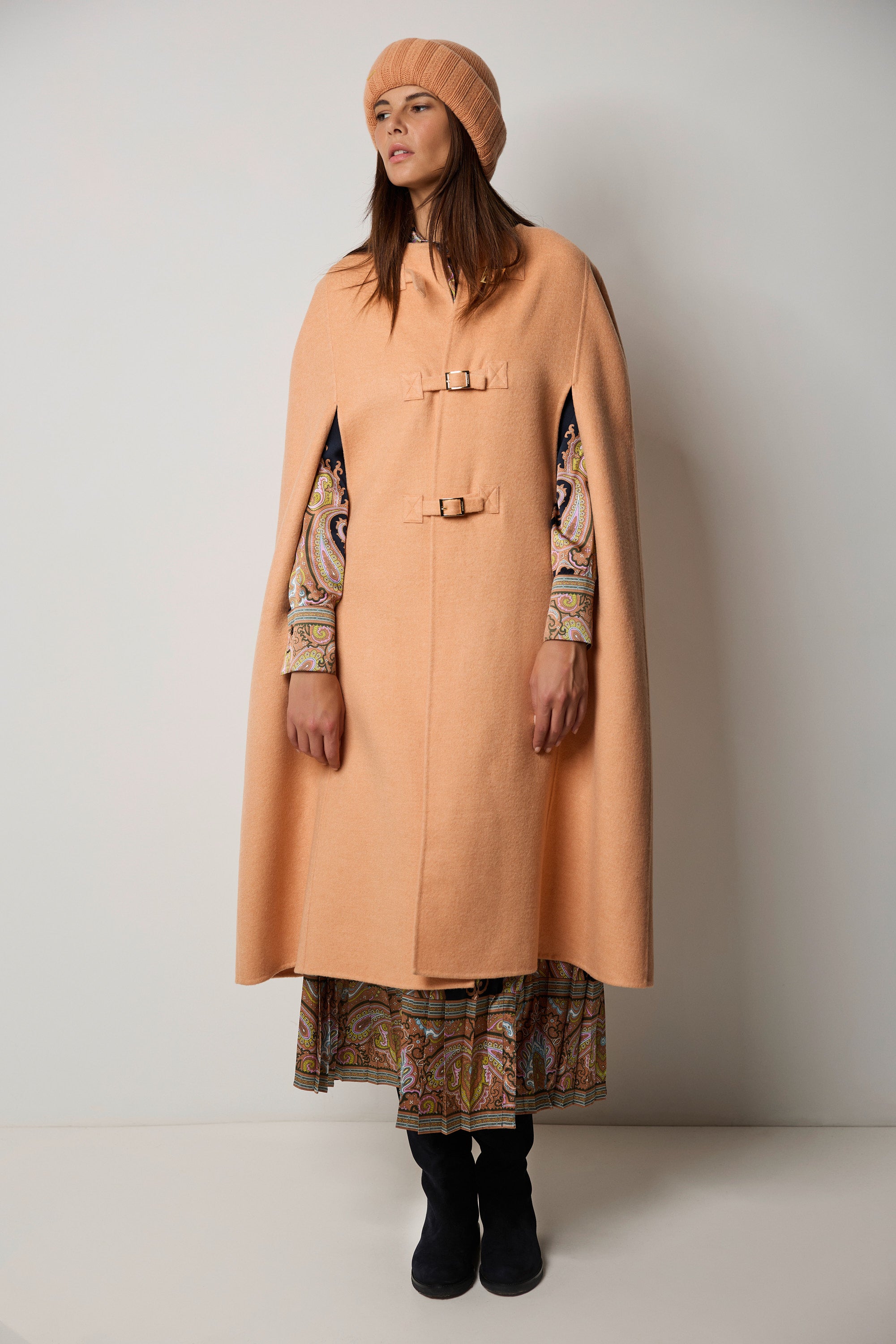VENEZIA double cashmere cape
