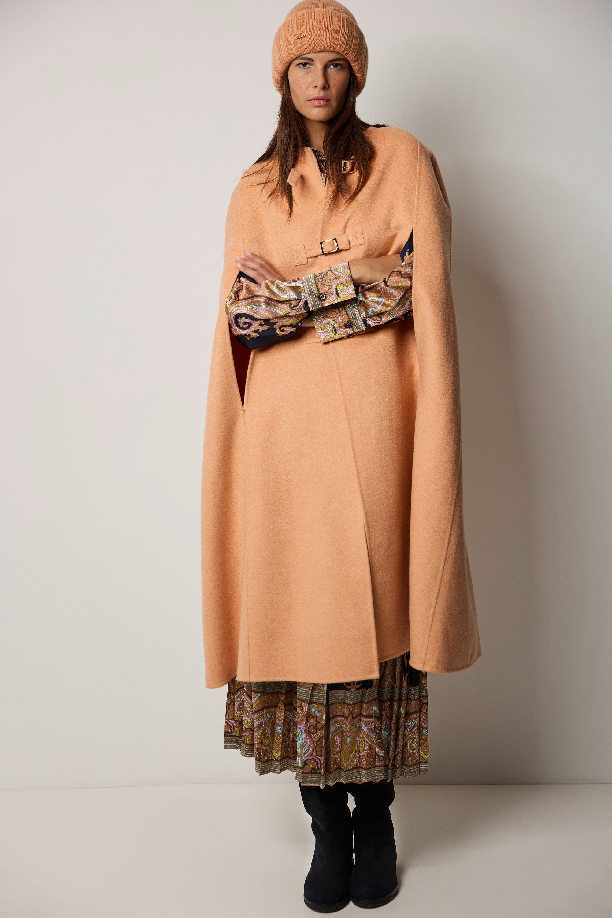 VENEZIA double cashmere cape