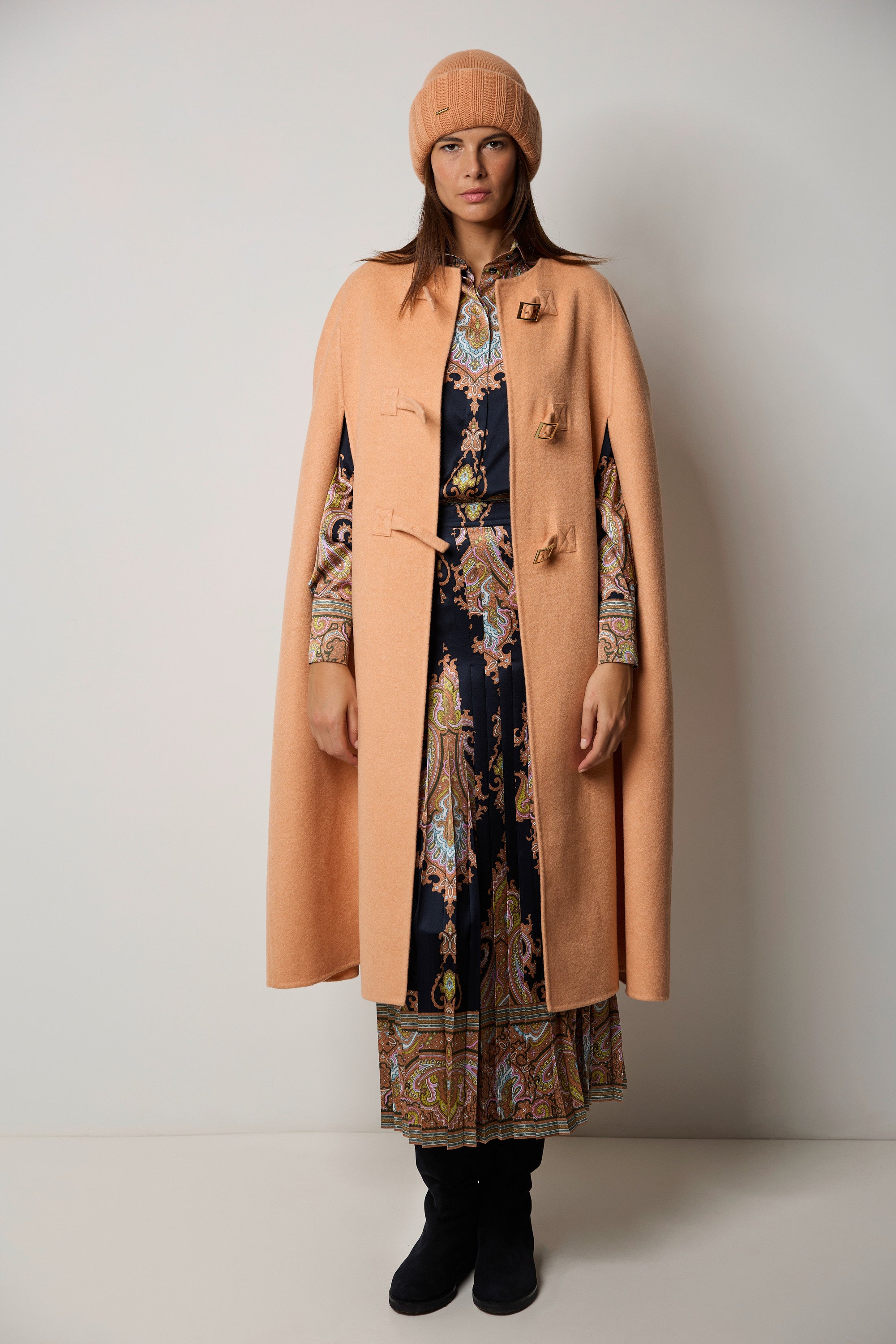 VENEZIA double cashmere cape