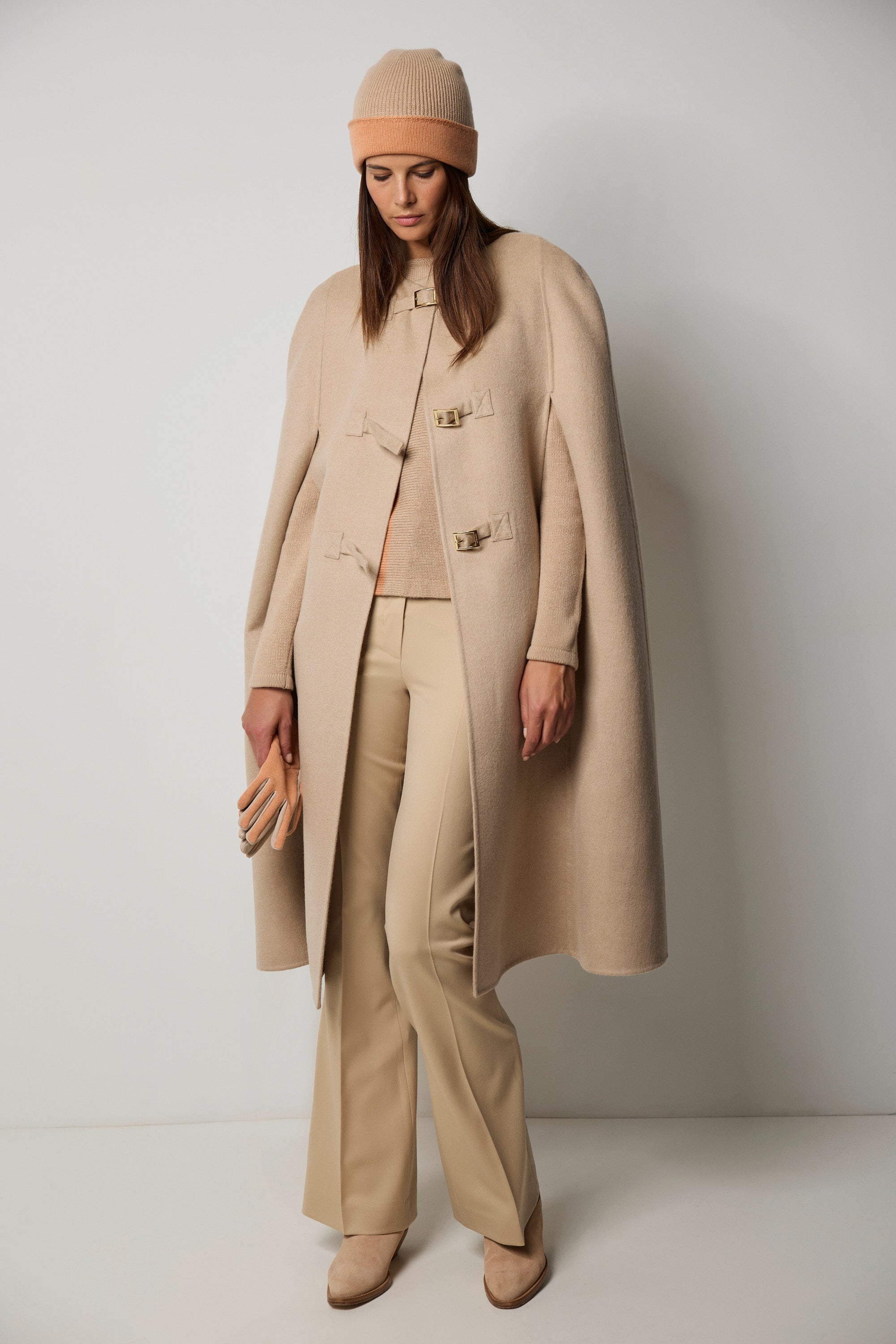 VENEZIA double cashmere cape