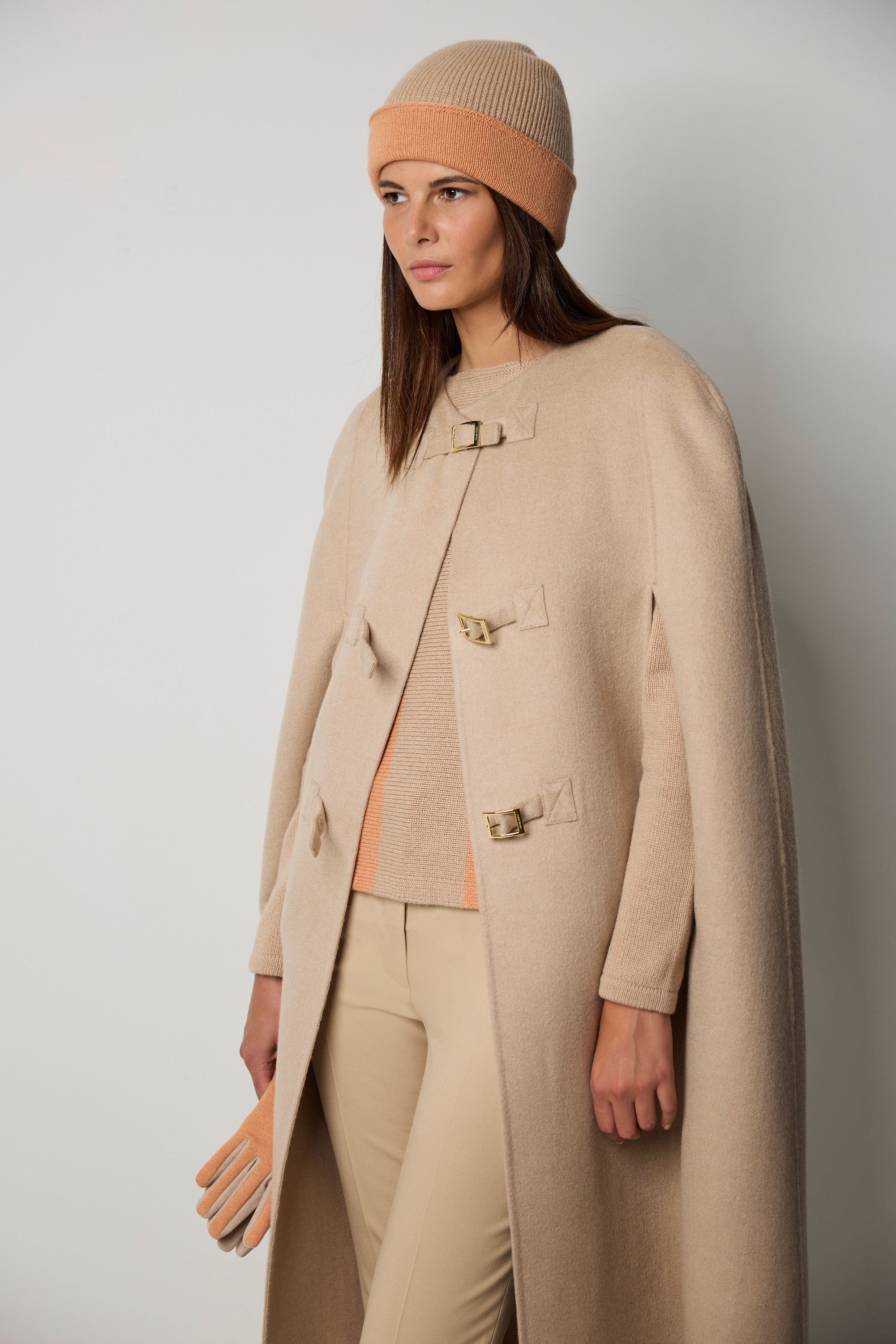 VENEZIA double cashmere cape