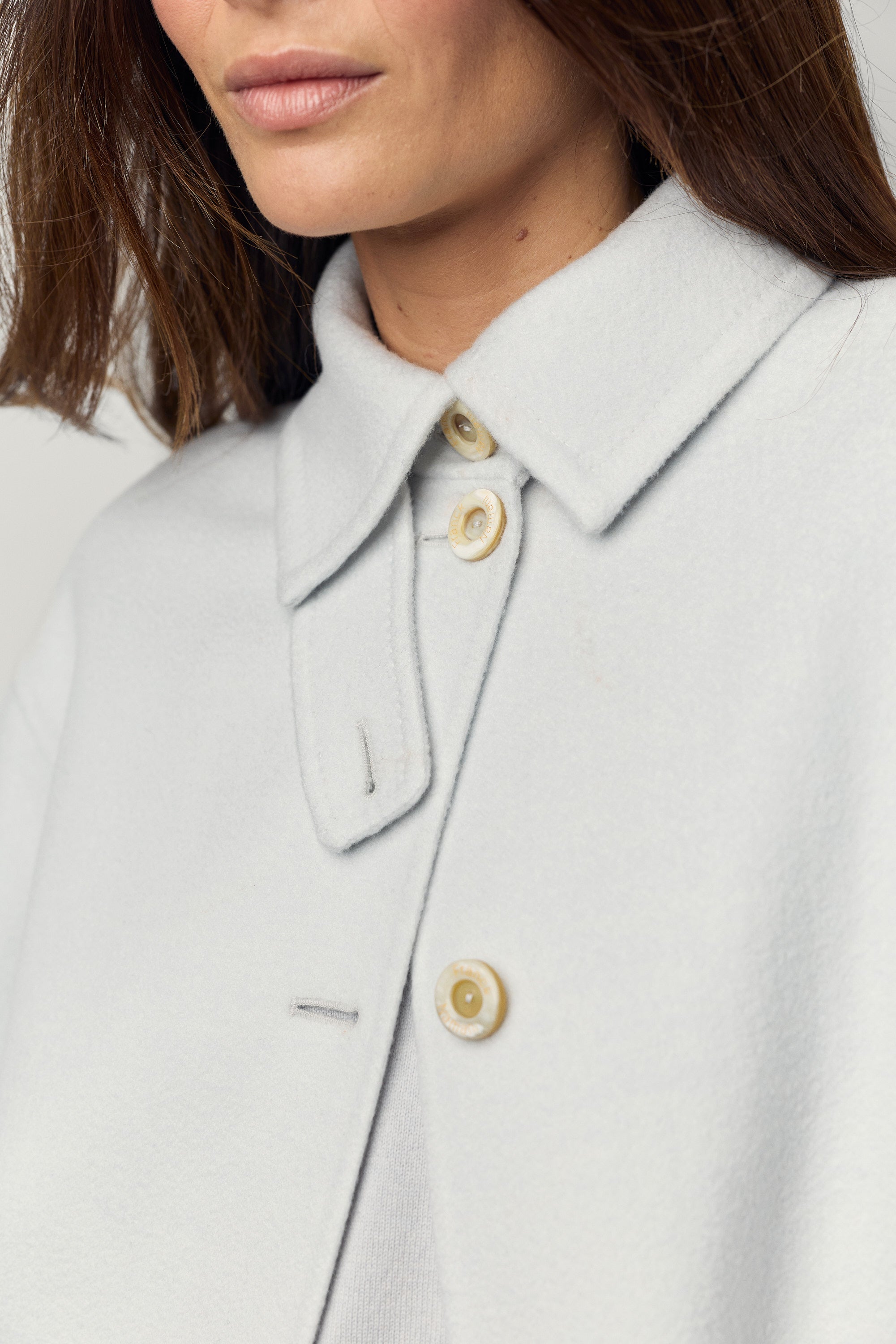 Veste en cachemire double Poup