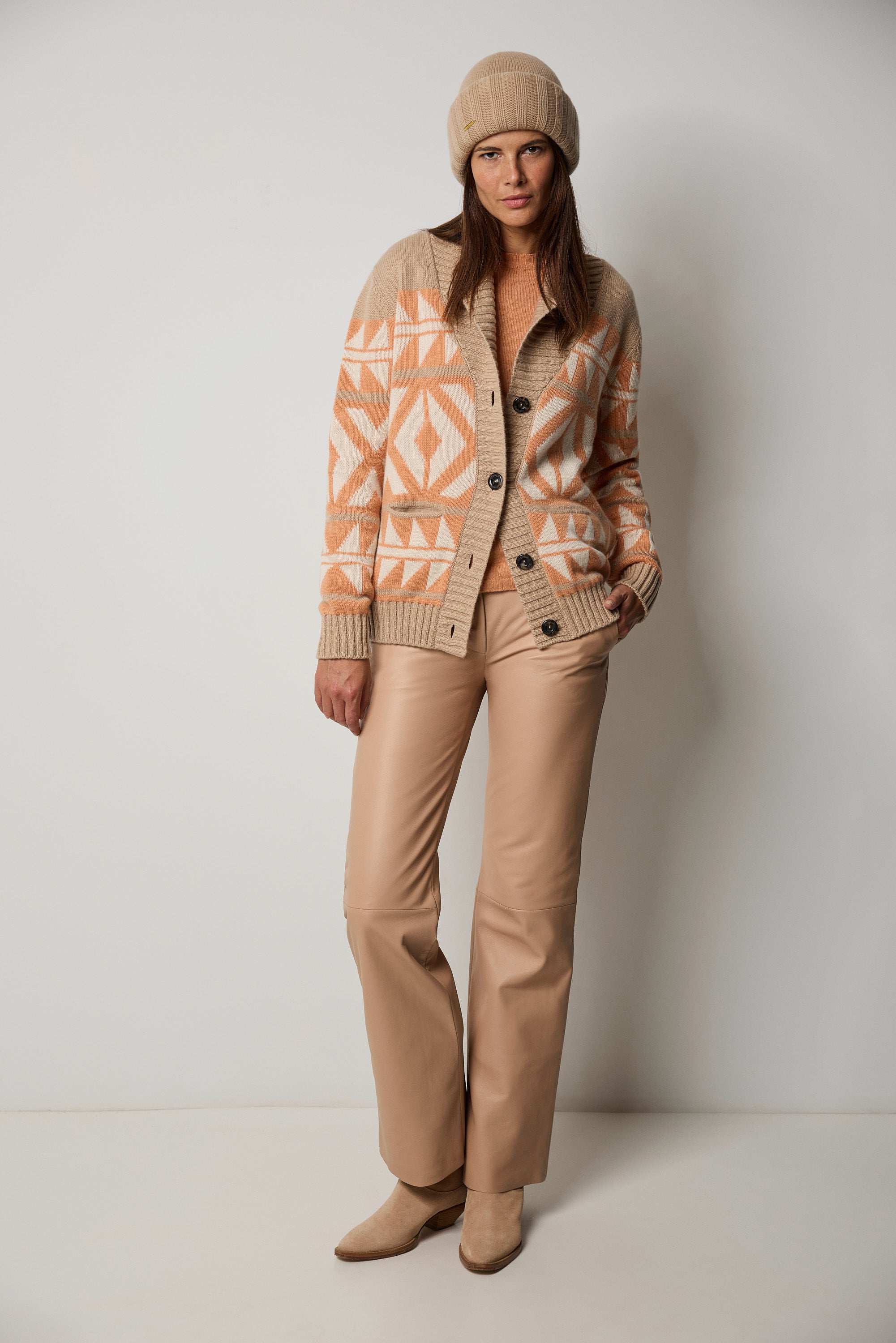 WEEK-END jacquard cardigan