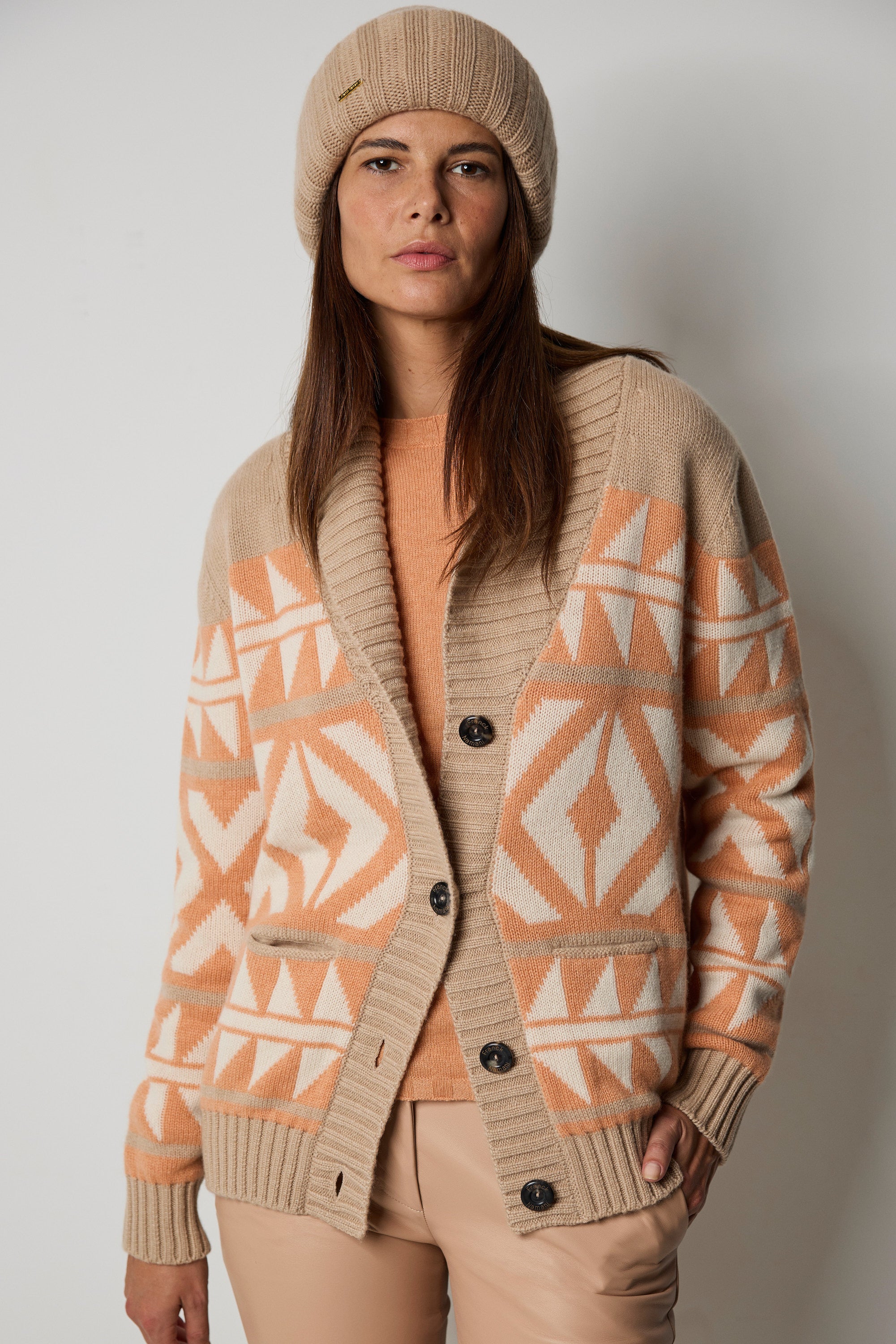 WEEK-END jacquard cardigan
