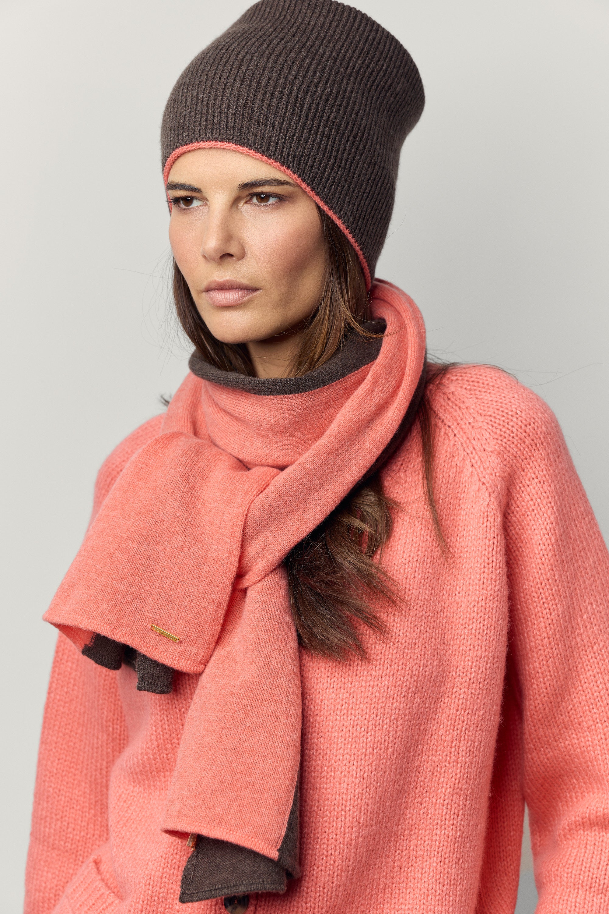 Reversible Cashmere Beanie Boy