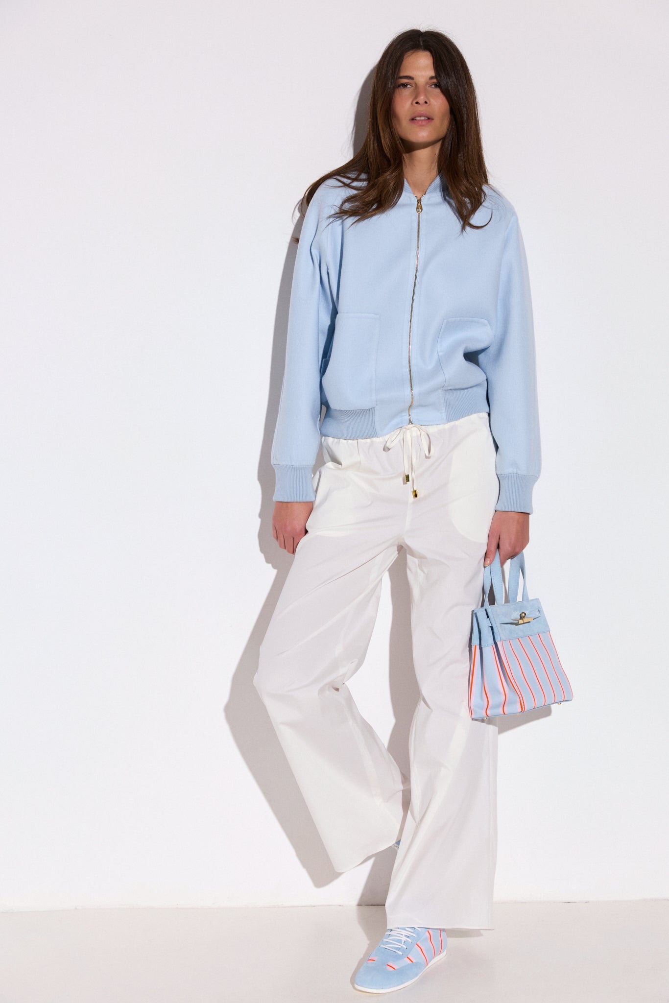 Veste Bomber en baby cachemire