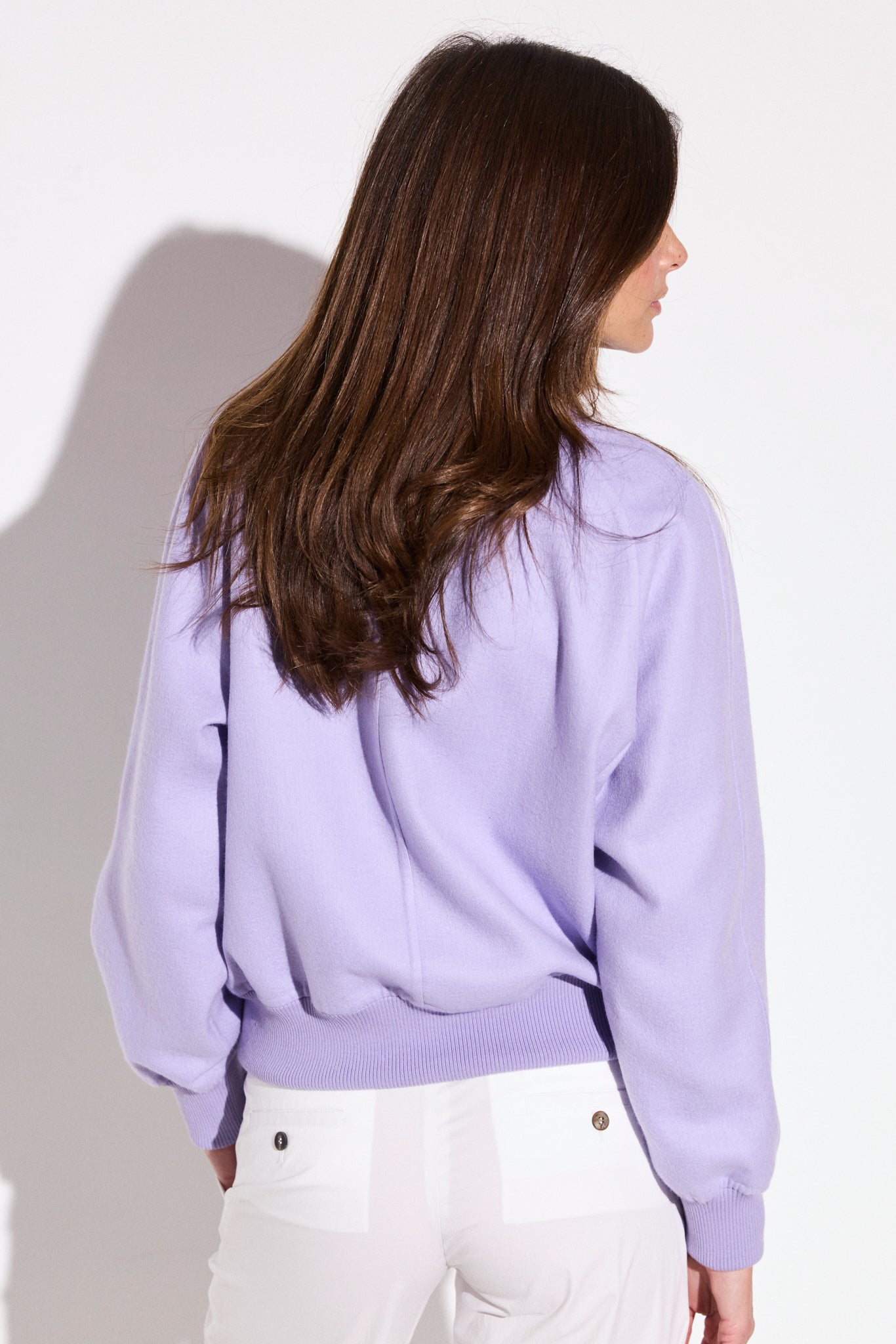 Veste Bomber en baby cachemire