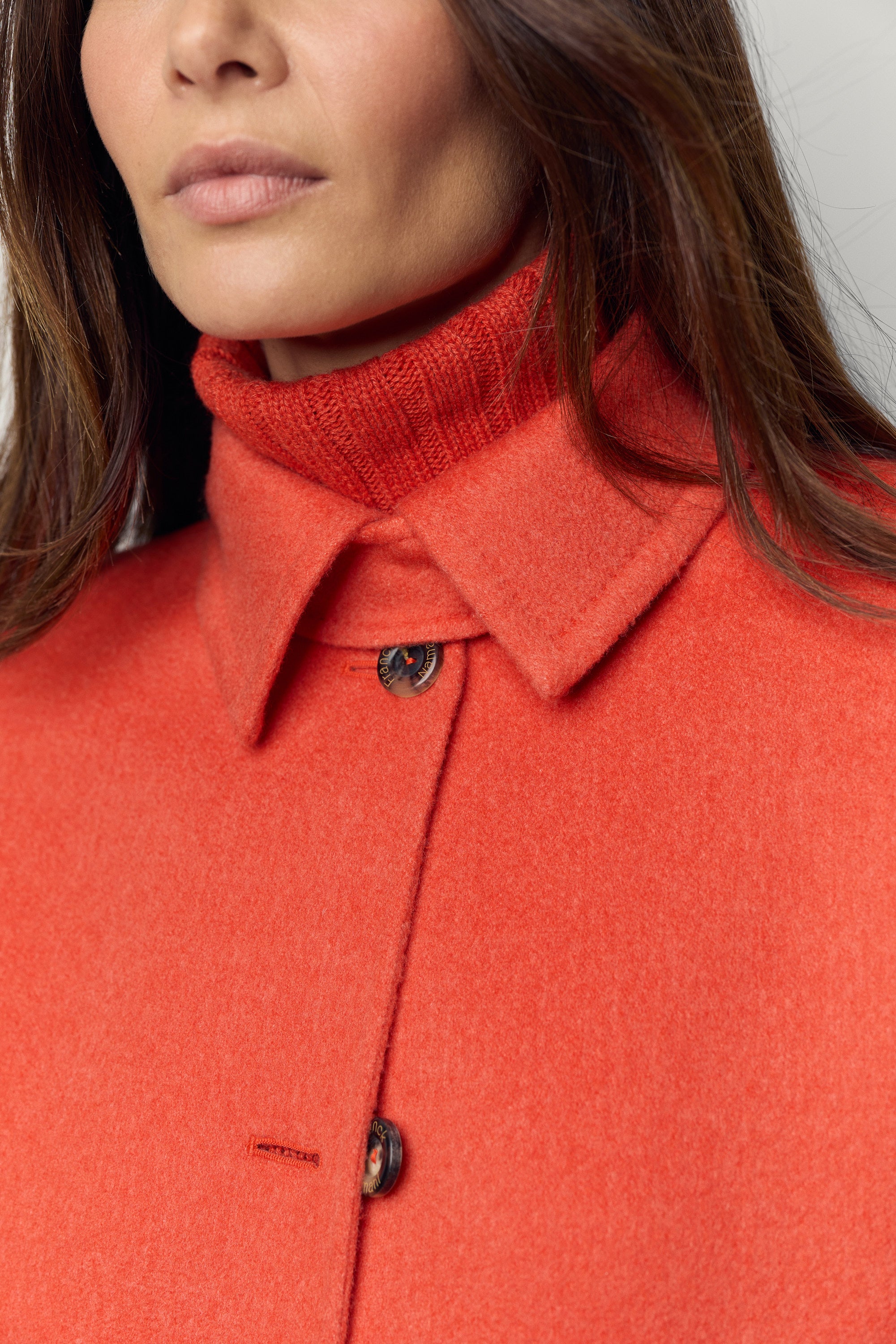 Veste en cachemire double Poup