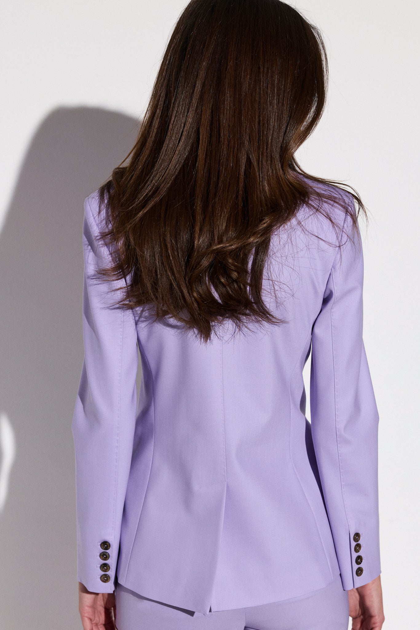 Veste droite en laine d'été