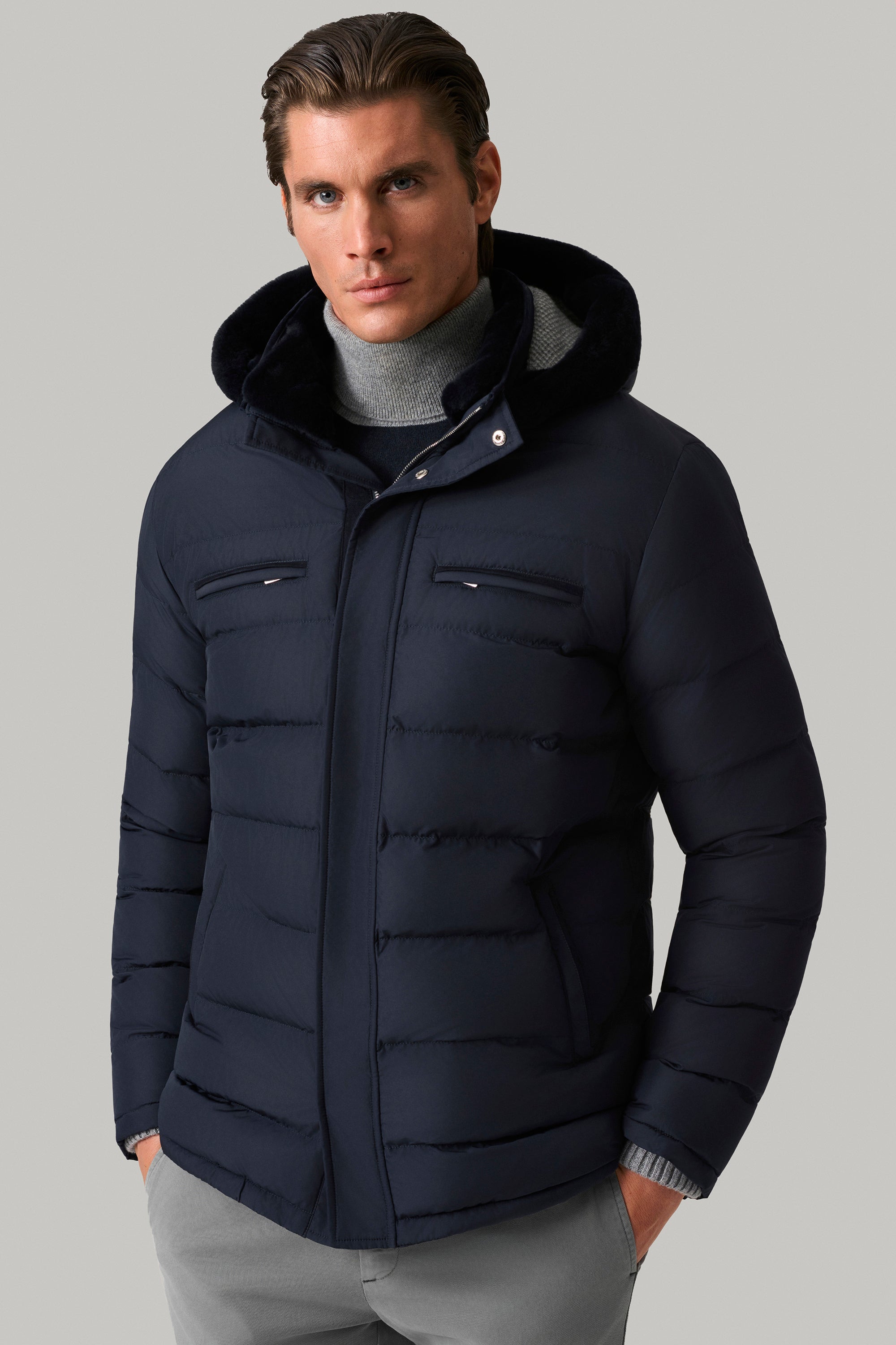 Doudoune COURCHEVEL en silk nylon ultra-light